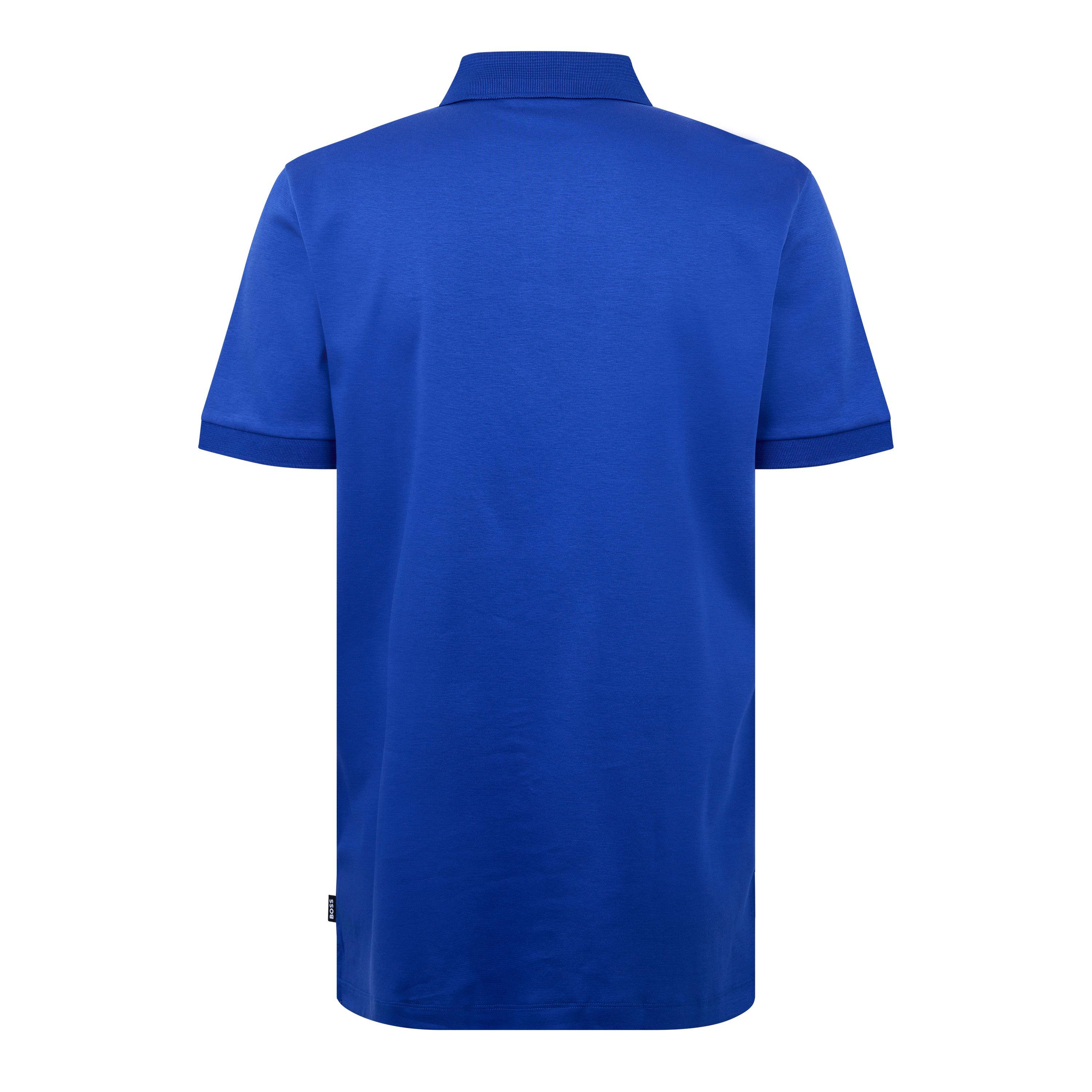 Bright Blue - Boss - Men's Parlay 143 Trainer Short-Sleeve Shirt - 2