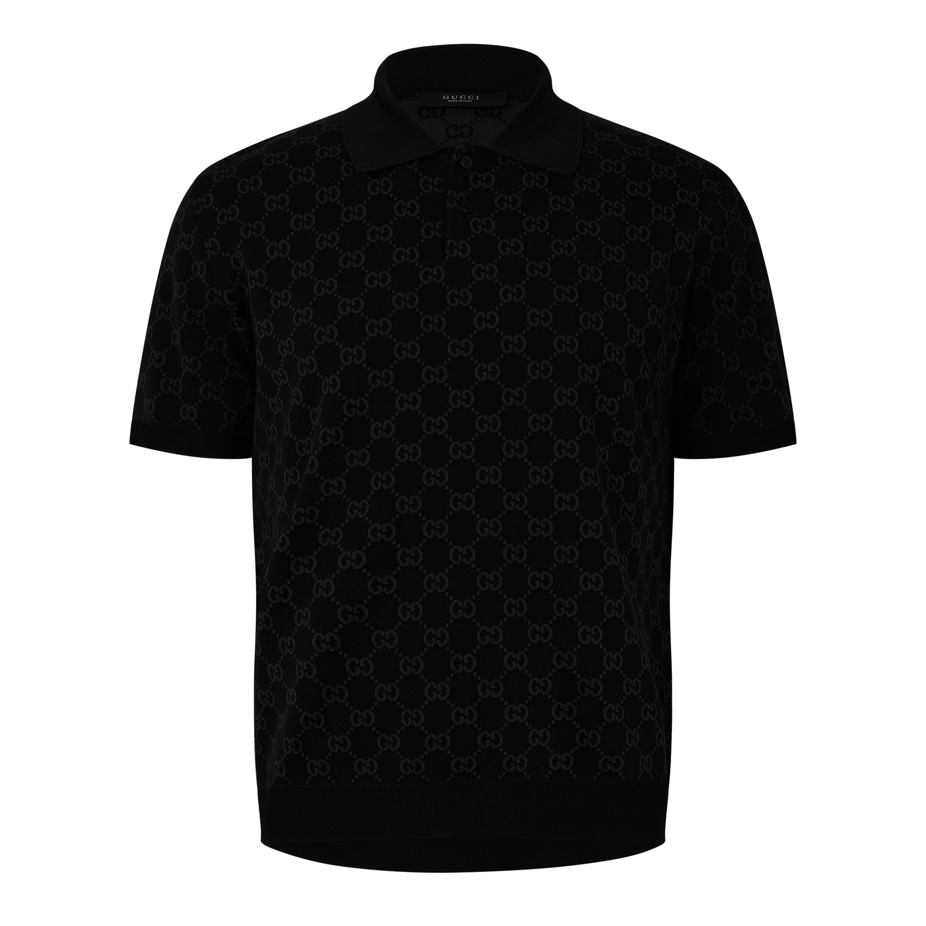 Black/Grey - Gucci - Gucci Knit SS Polo Sn64 - 1