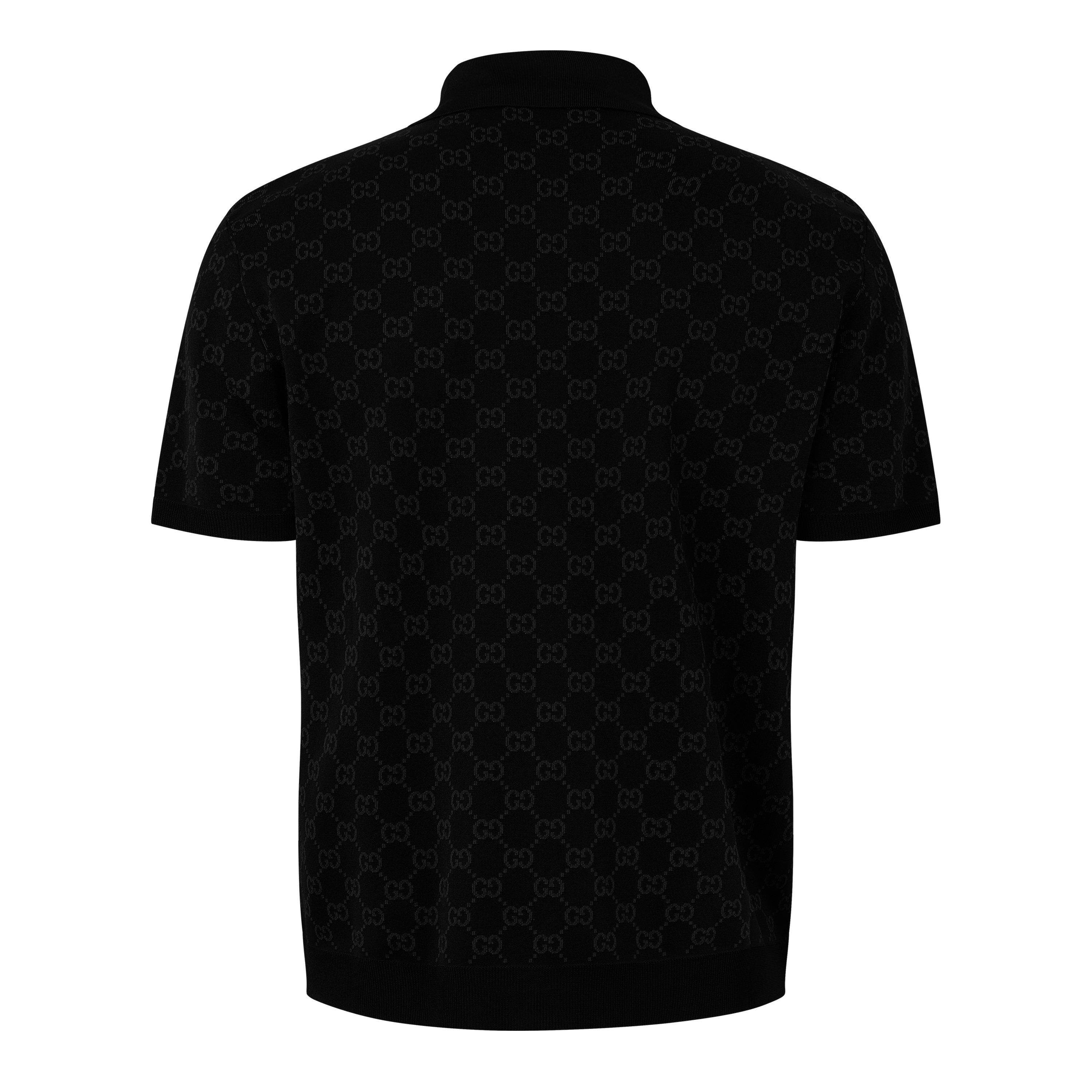 Black/Grey - Gucci - Gucci Knit SS Polo Sn64 - 2