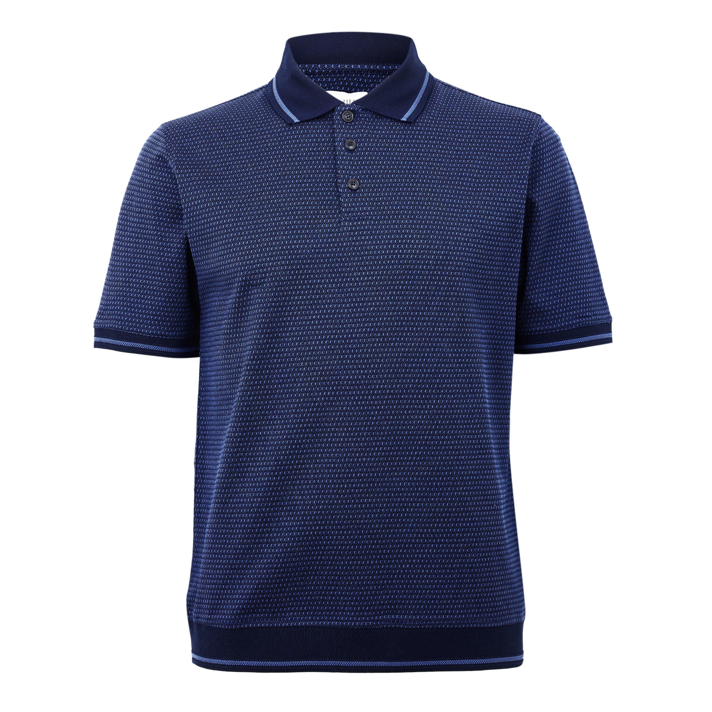 Navy 6 - Pal Zileri - Pal Pattern Polo Sn62 - 1
