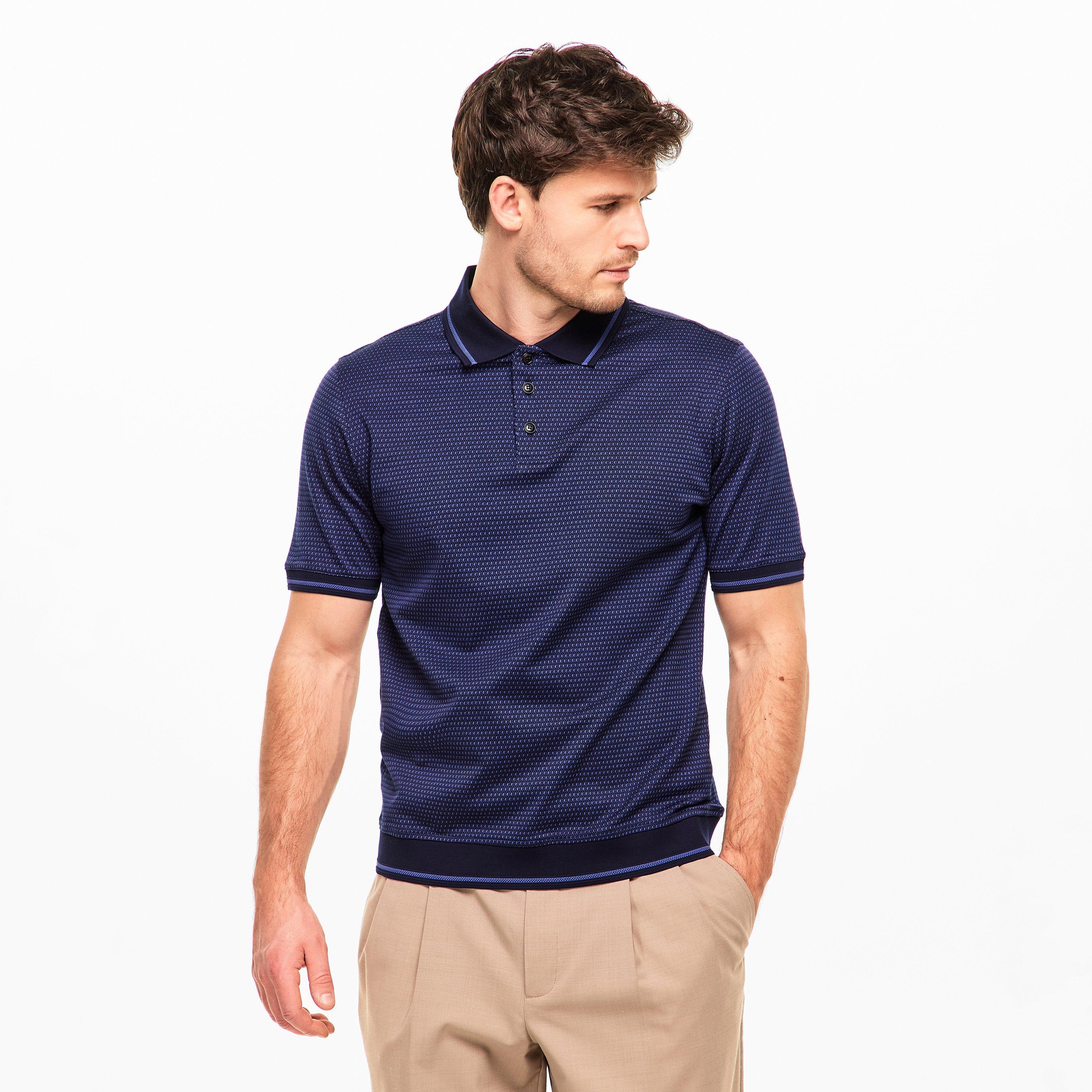 Navy 6 - Pal Zileri - Pal Pattern Polo Sn62 - 3