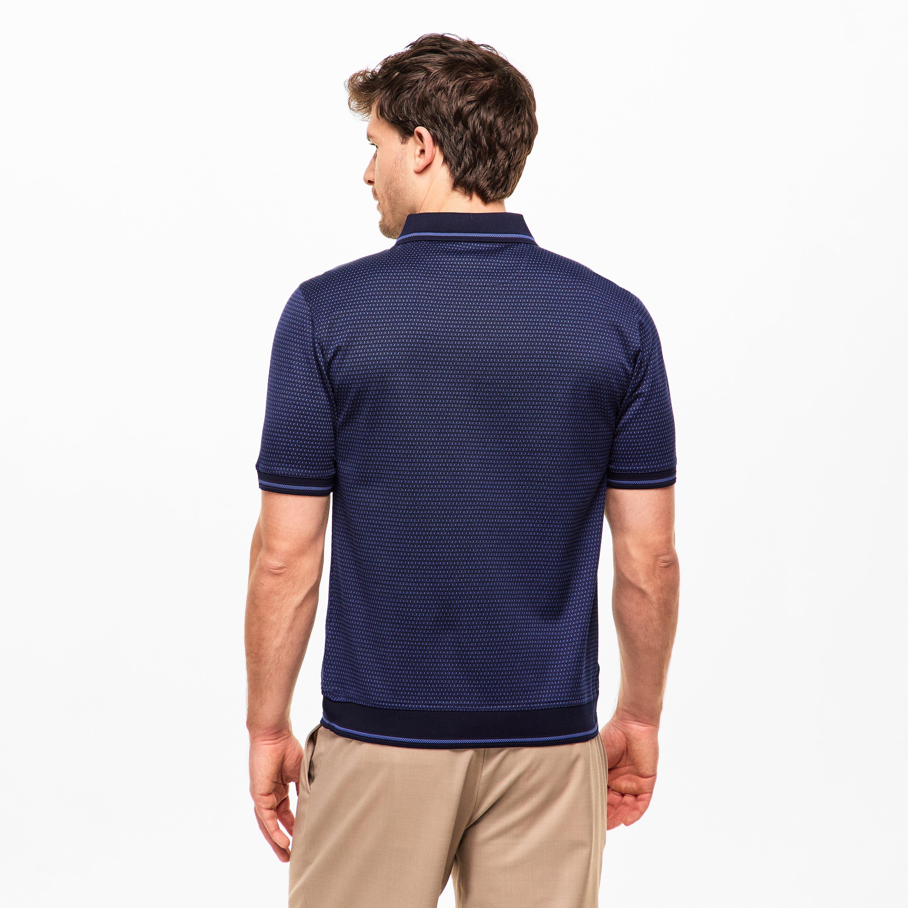 Navy 6 - Pal Zileri - Pal Pattern Polo Sn62 - 4