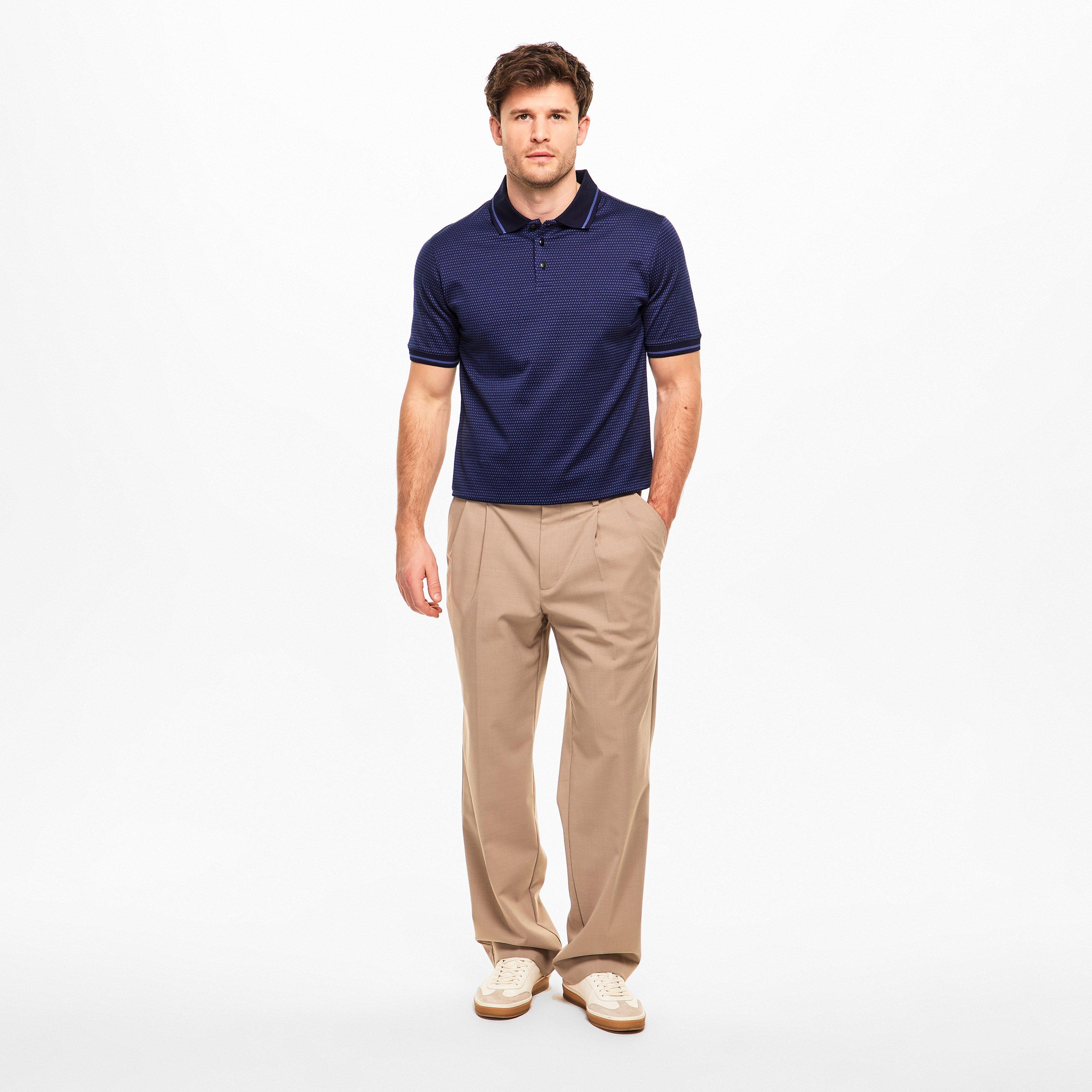 Navy 6 - Pal Zileri - Pal Pattern Polo Sn62 - 5
