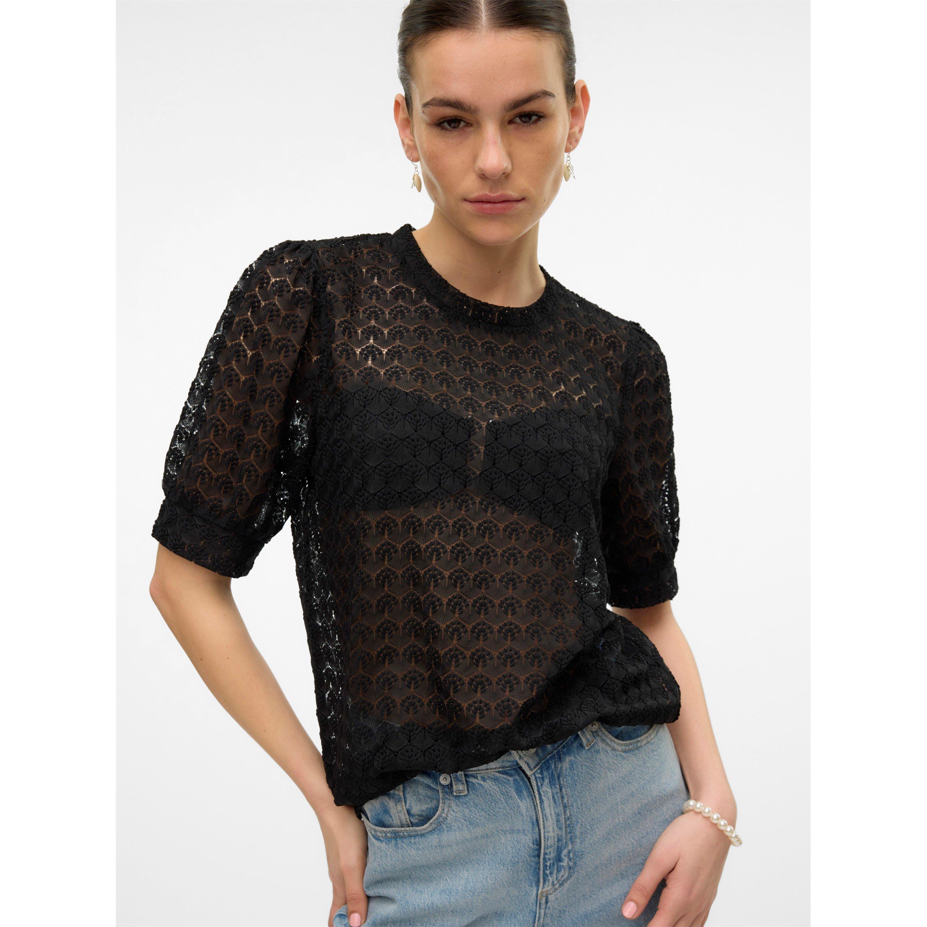 Nero - Vero Moda - Women's Becca Long-Sleeve Blouse - 1