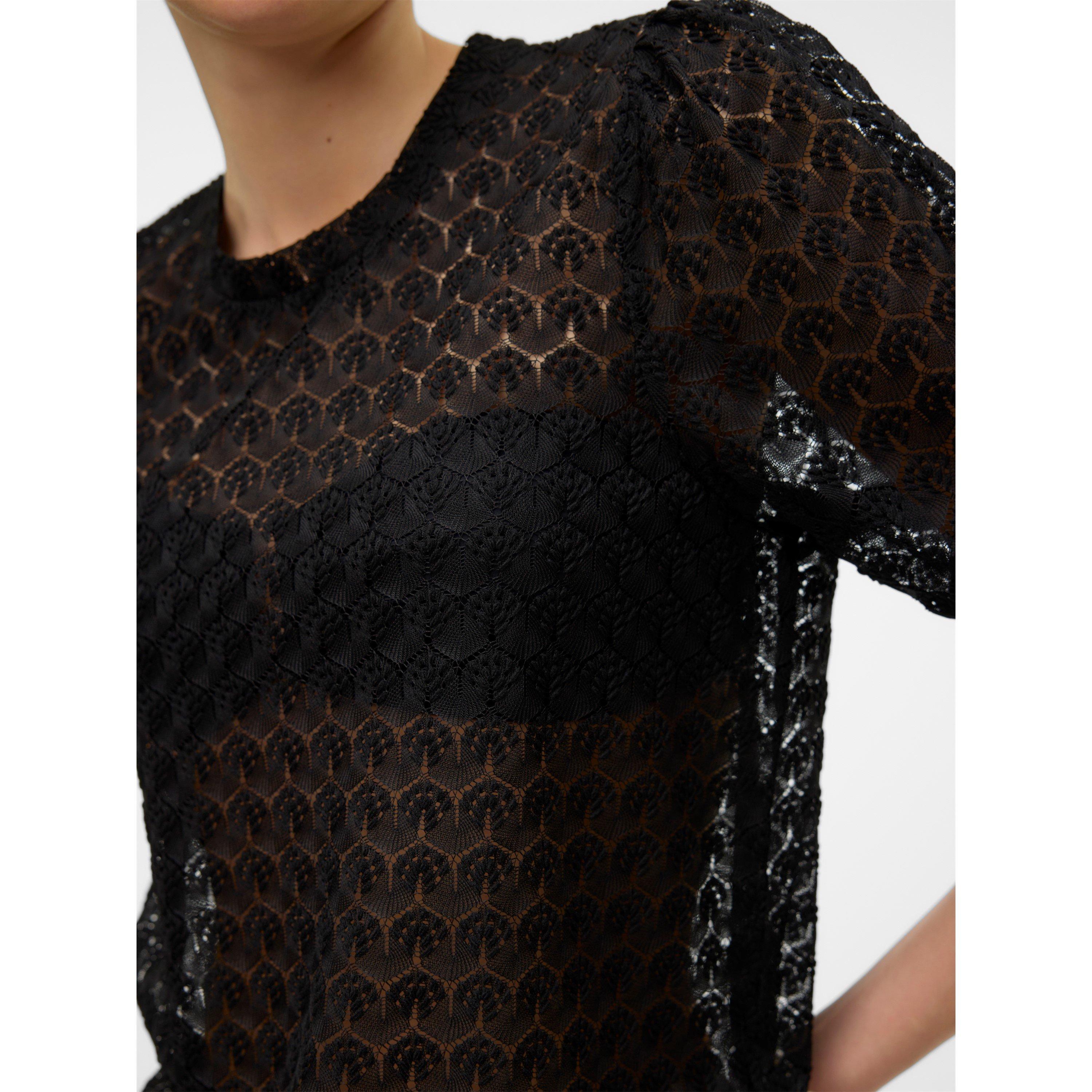 Noir - Vero Moda - Becca Long-Sleeve Blouse - 3