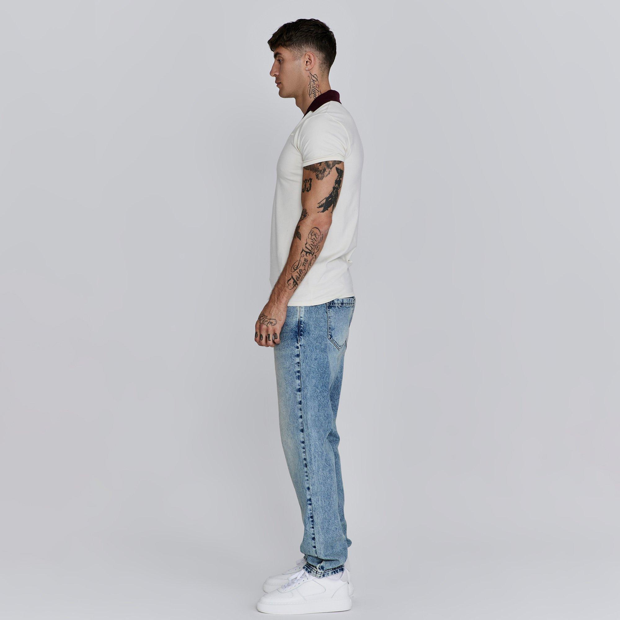 Blanc - SikSilk - Short-Sleeve Polo Shirt - 4