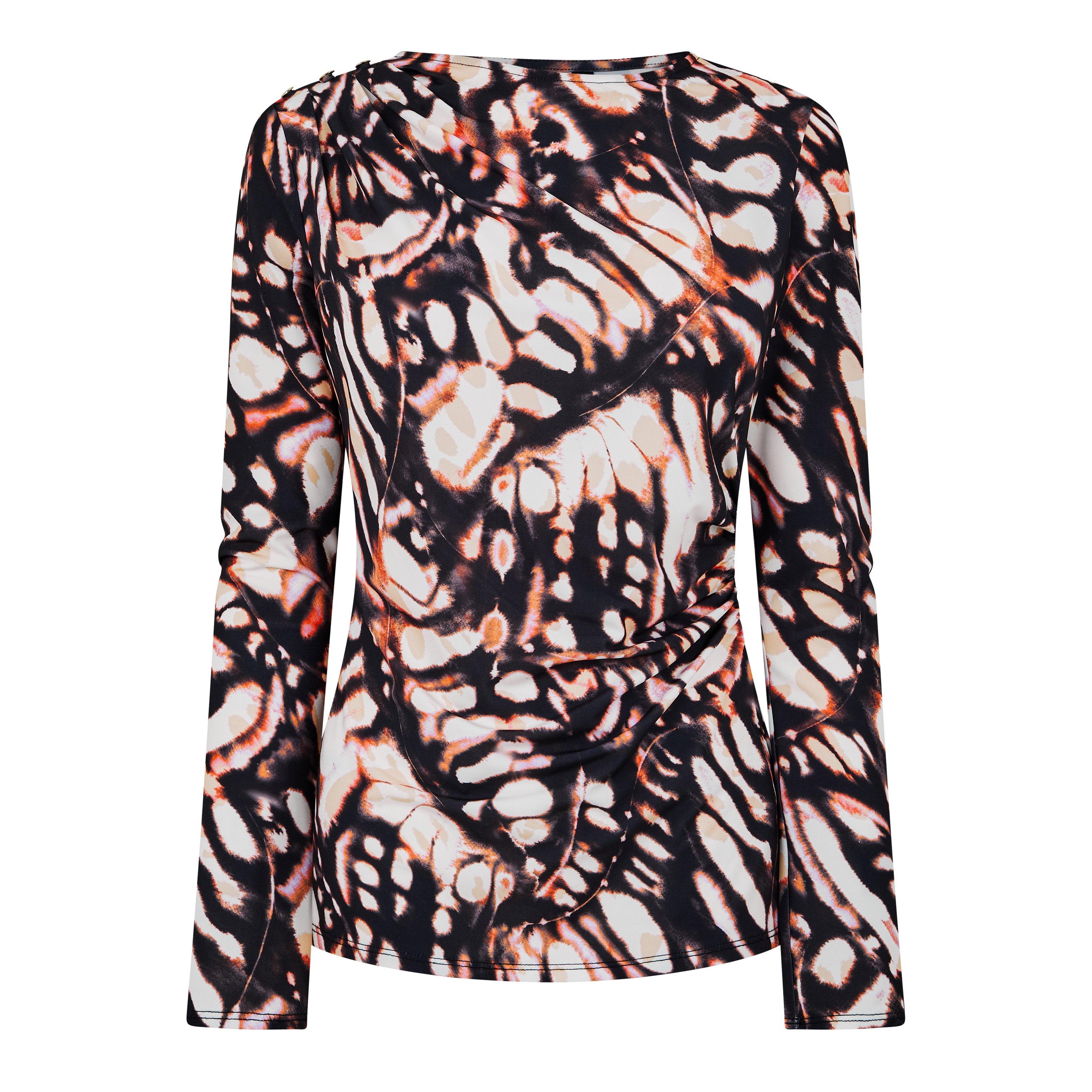 Biba Women's Button Detail Blouse - Butterfly - 8 (XS)