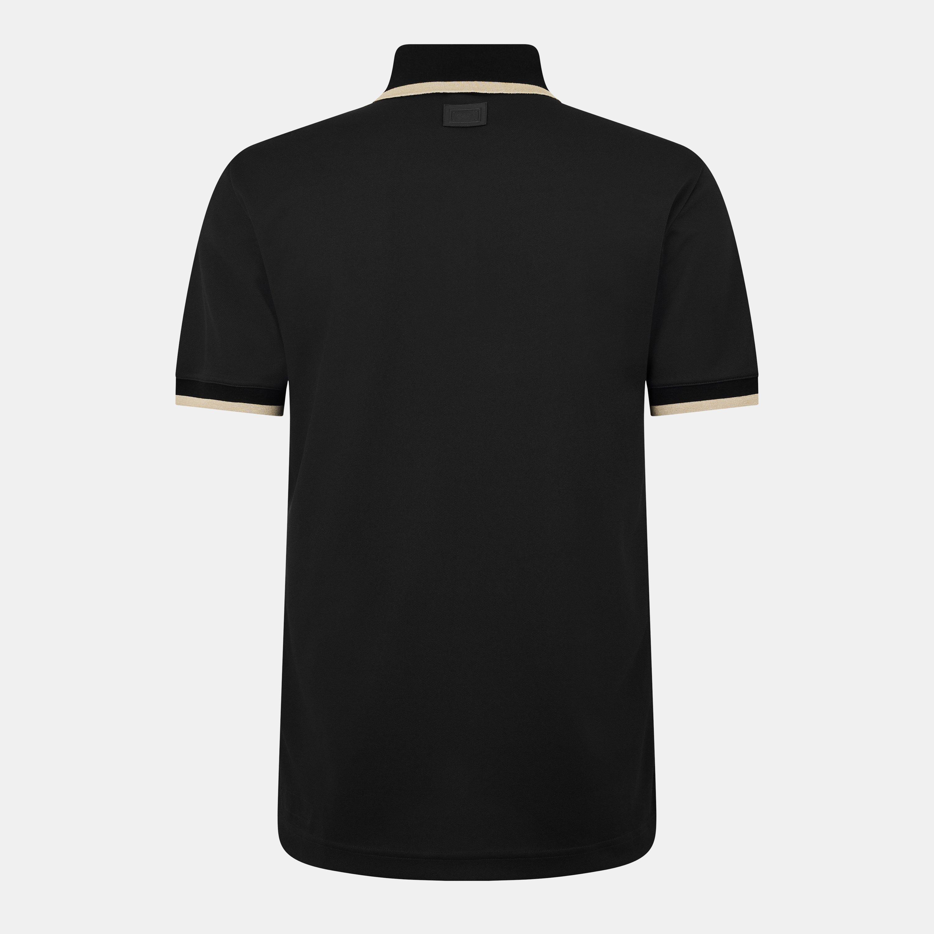 N0000 Nero - Dolce and Gabbana - Men's DG Travel Short-Sleeve Polo Shirt - 2