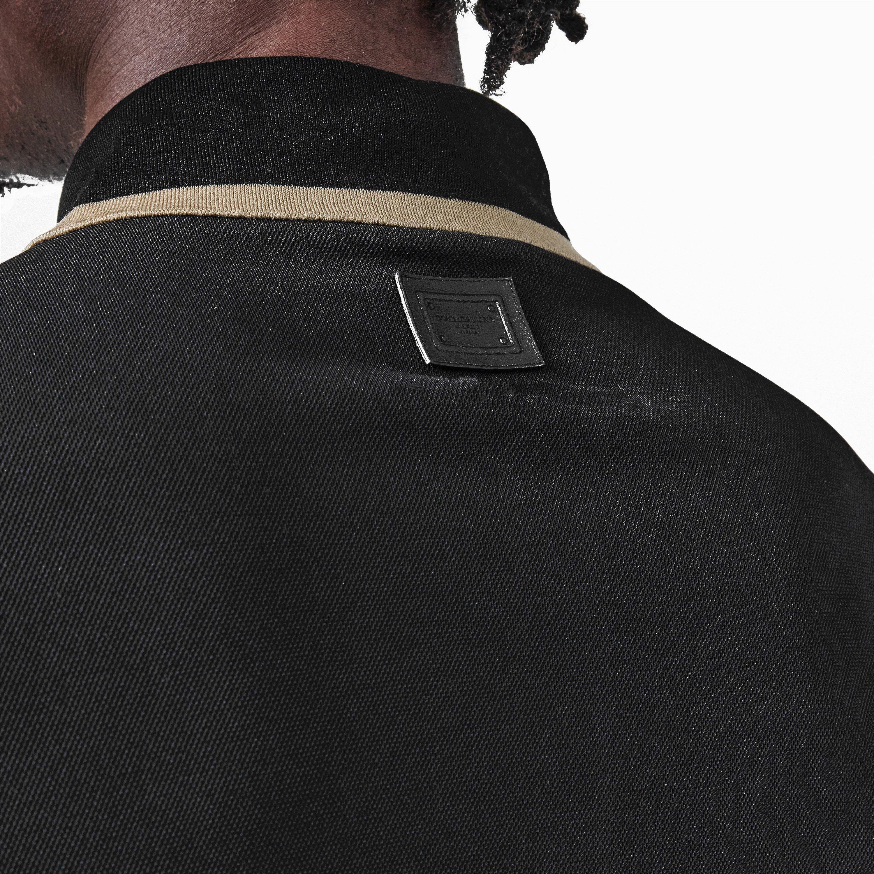 N0000 Nero - Dolce and Gabbana - Men's DG Travel Short-Sleeve Polo Shirt - 5