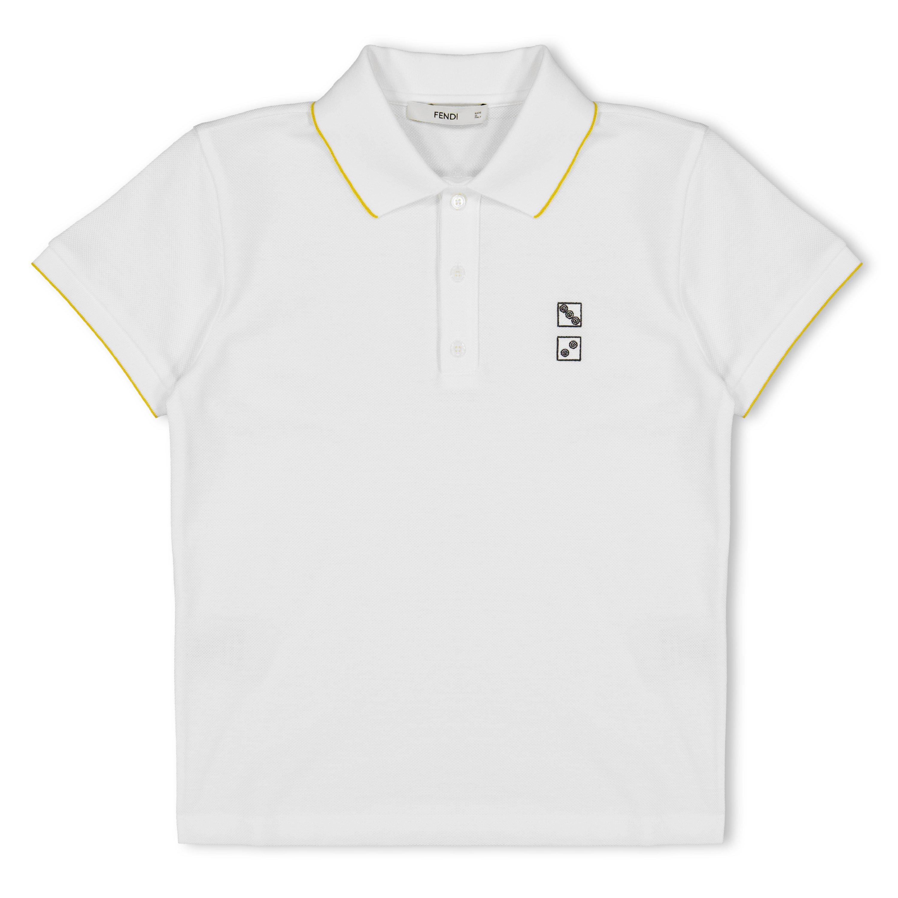 Bianco F0QA0 - Fendi - Fendi LG SS Polo Jn64 - 1