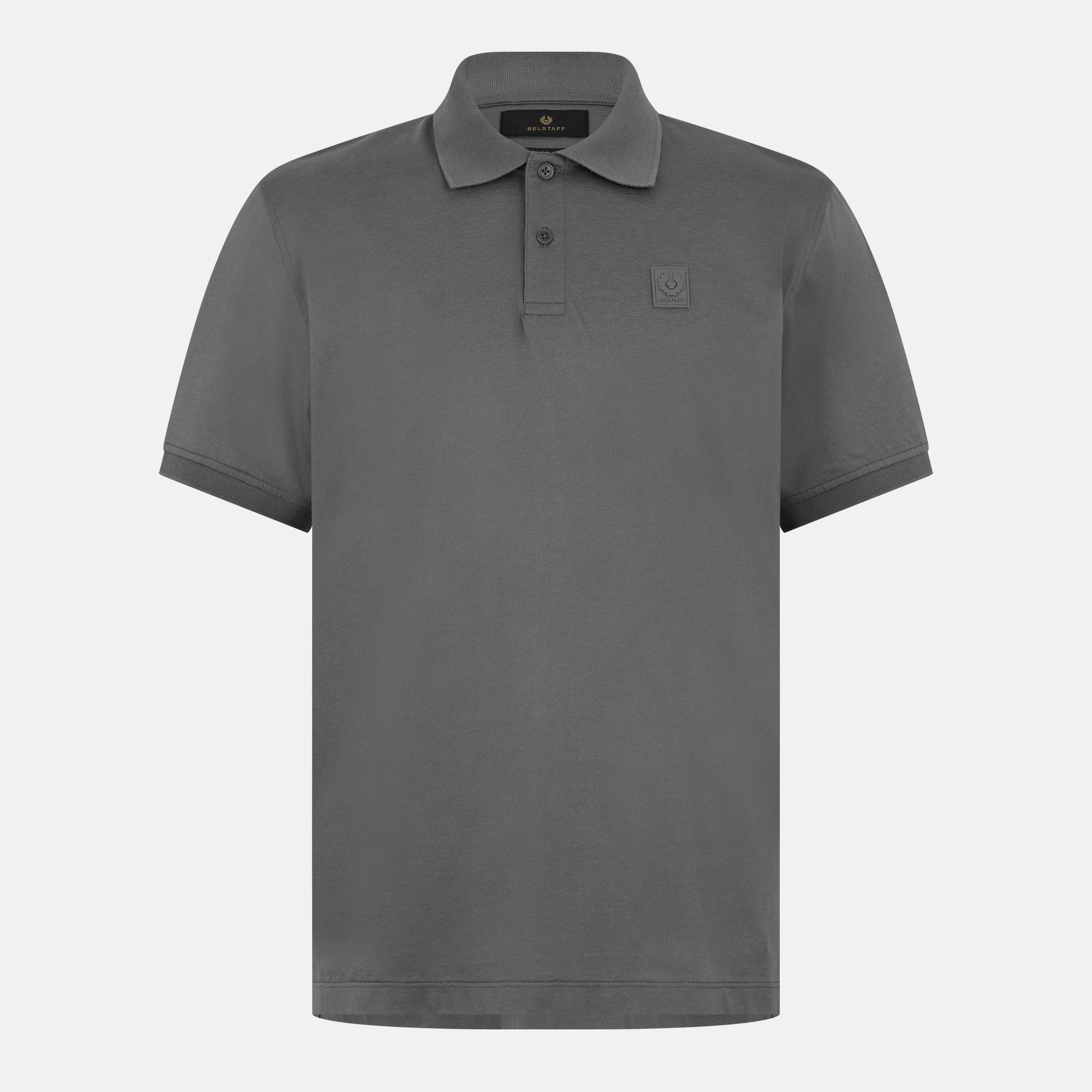 Belstaff Men's Short Sleeve Polo Shirt - Tornado Grey - S