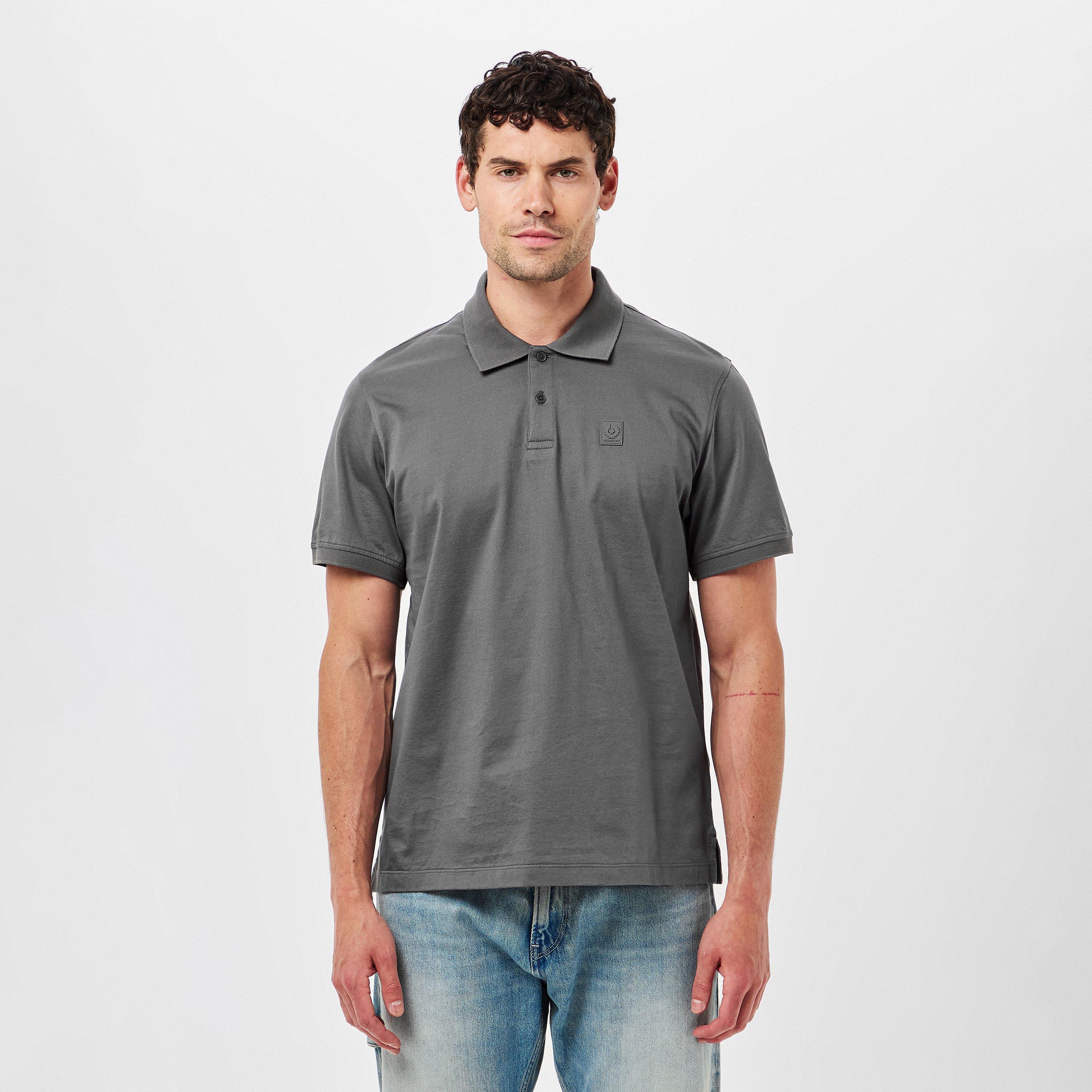 Tornado Grey - Belstaff - Men's Short-Sleeve Polos - 3