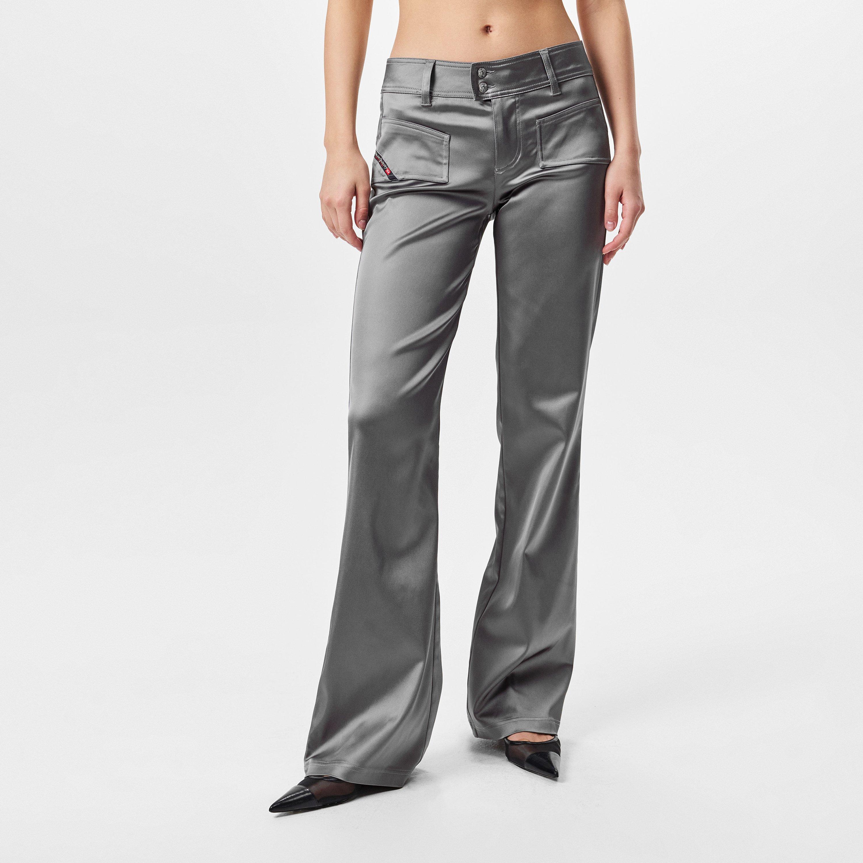 Frost Gray - Diesel - Women's Straight Leg Trouser - 3