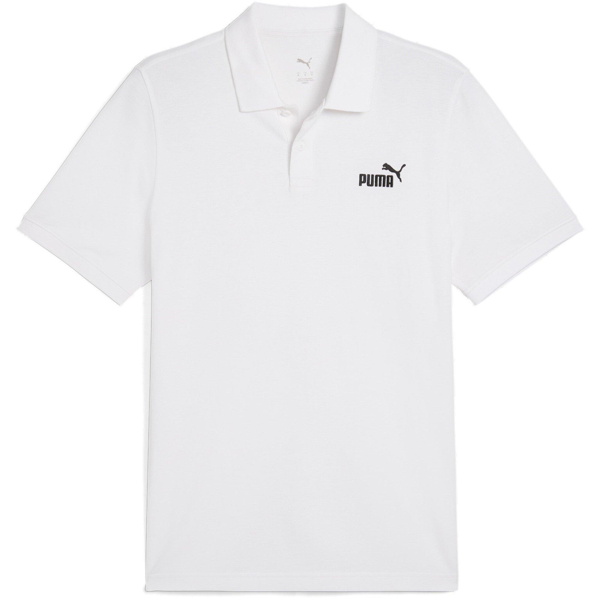 Puma Men's No.1 Pique Short-Sleeve Polo Shirt - White - L