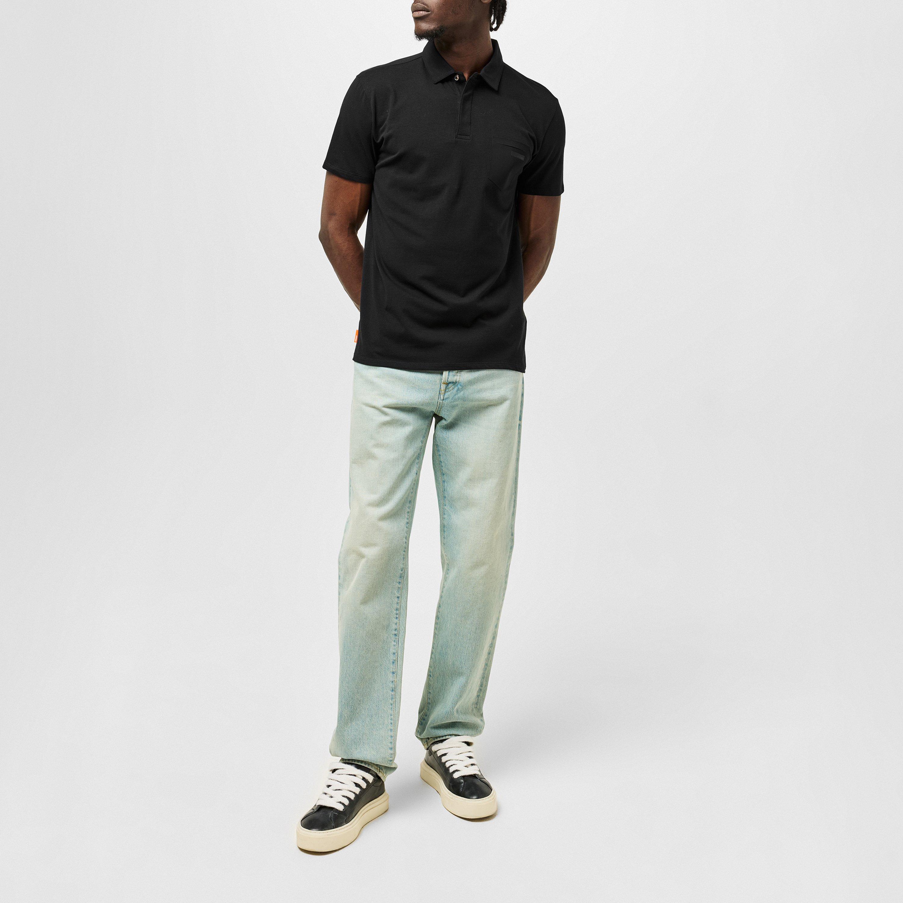 Black - Roberto Ricci Designs - Men's Revo Short-Sleeve Polo Shirt - 6