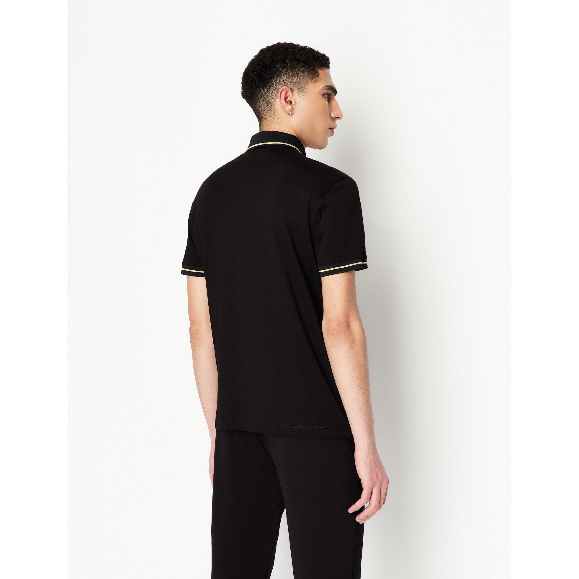 Blk Gld 1200 - Armani Exchange - Small Icon Polo - 4
