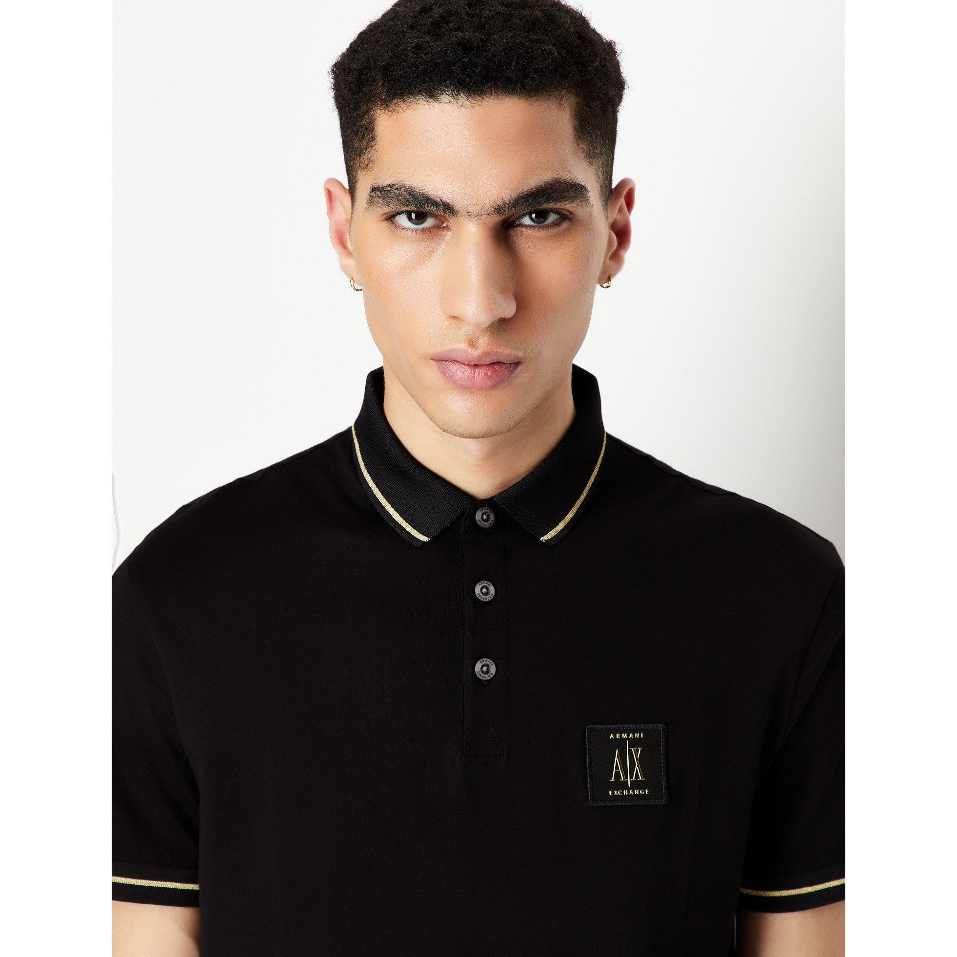 Blk Gld 1200 - Armani Exchange - Small Icon Polo - 5