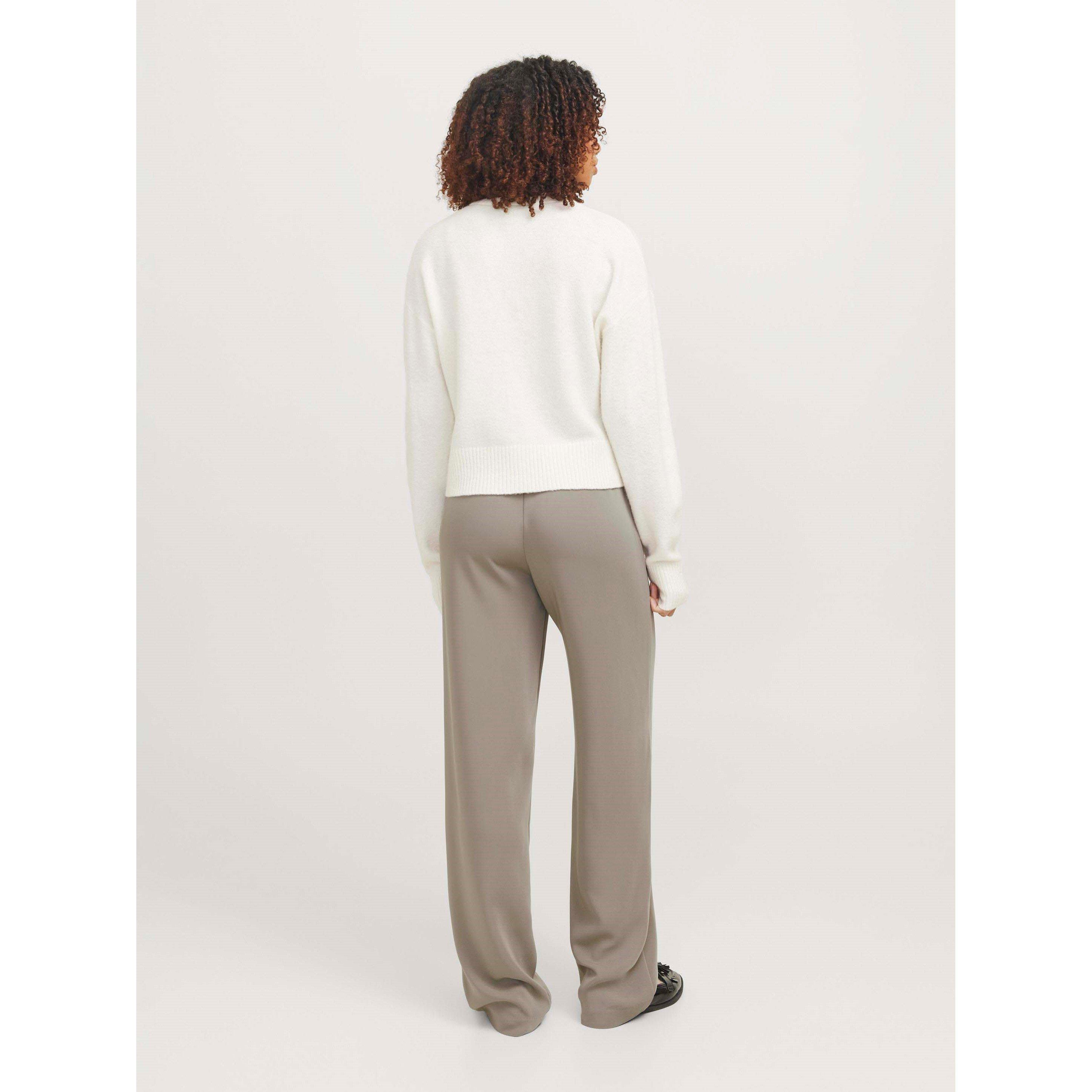 Brindle - JJXX - Women's Poppy High-Waisted Straight Leg Trousers - 4