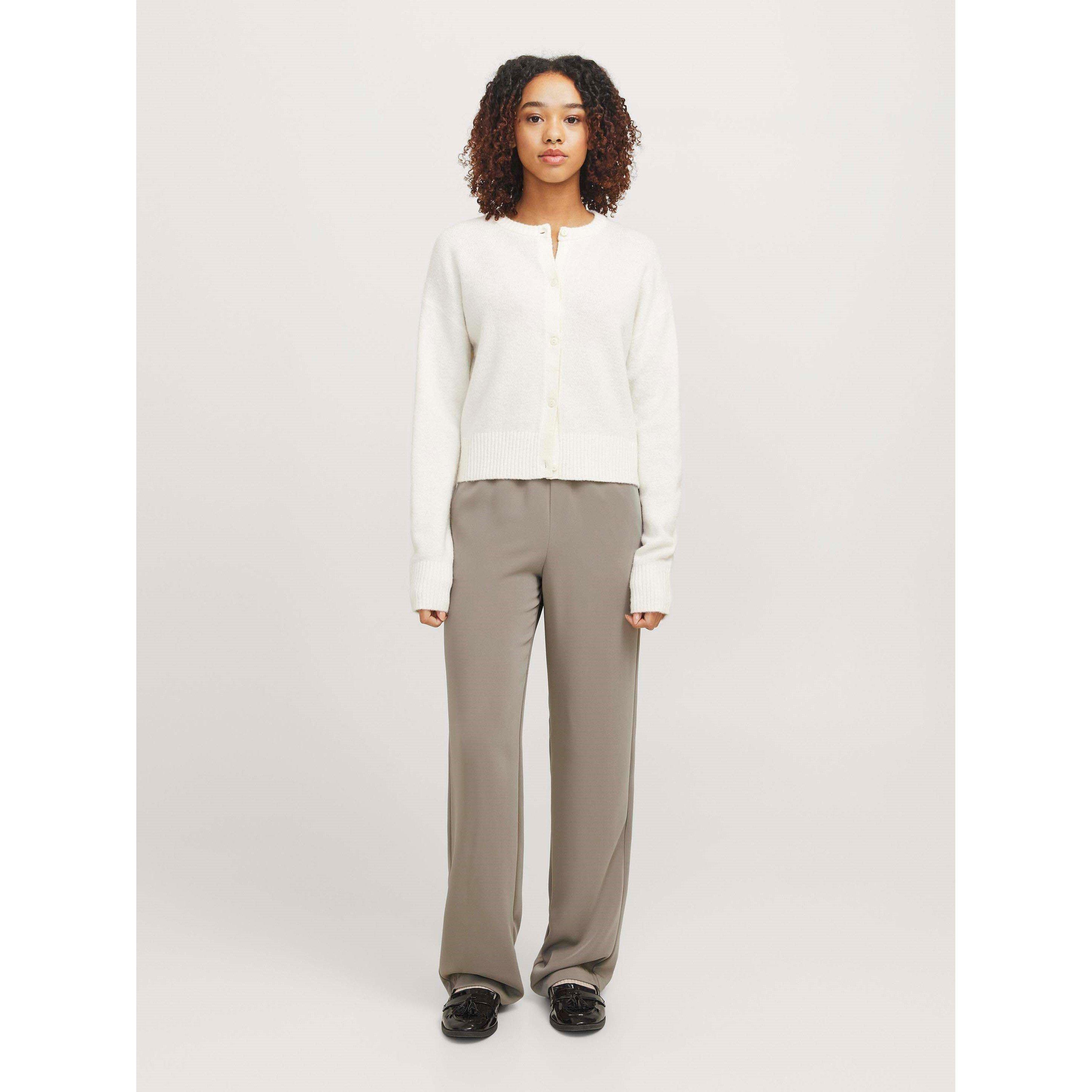 Brindle - JJXX - Women's Poppy High-Waisted Straight Leg Trousers - 8