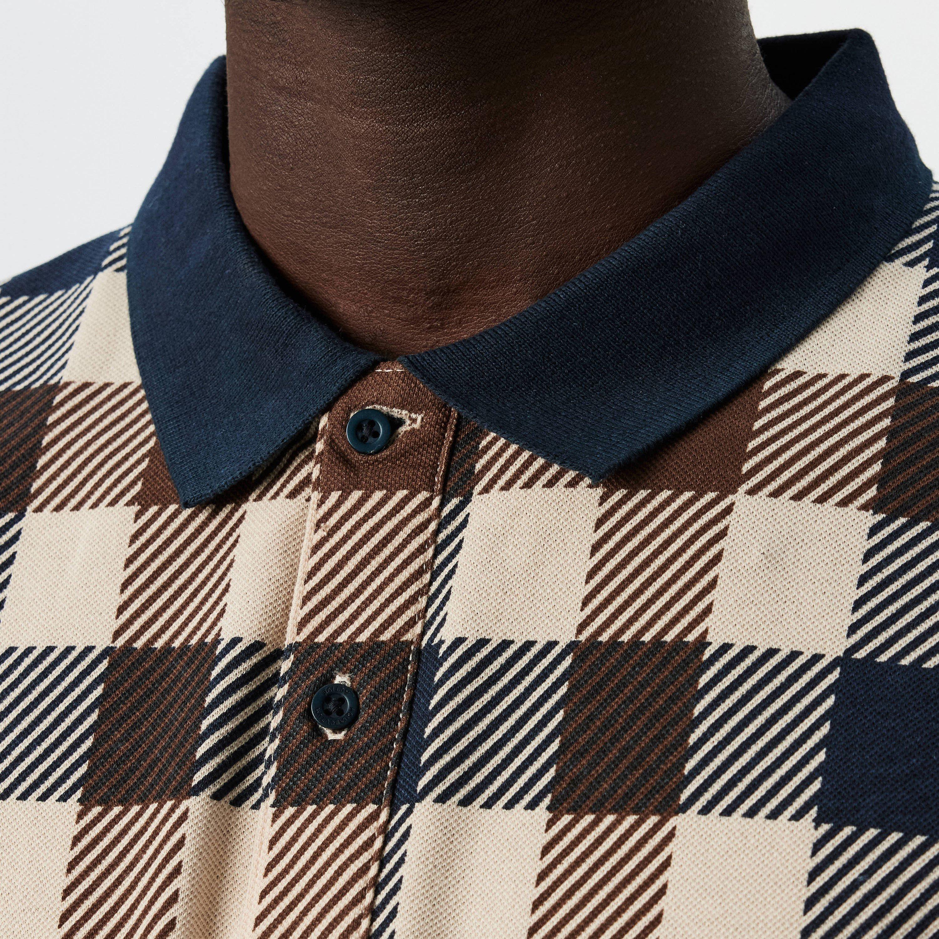 Aquascutum Active | Big Check Polo Shirt | Short Sleeve Polos