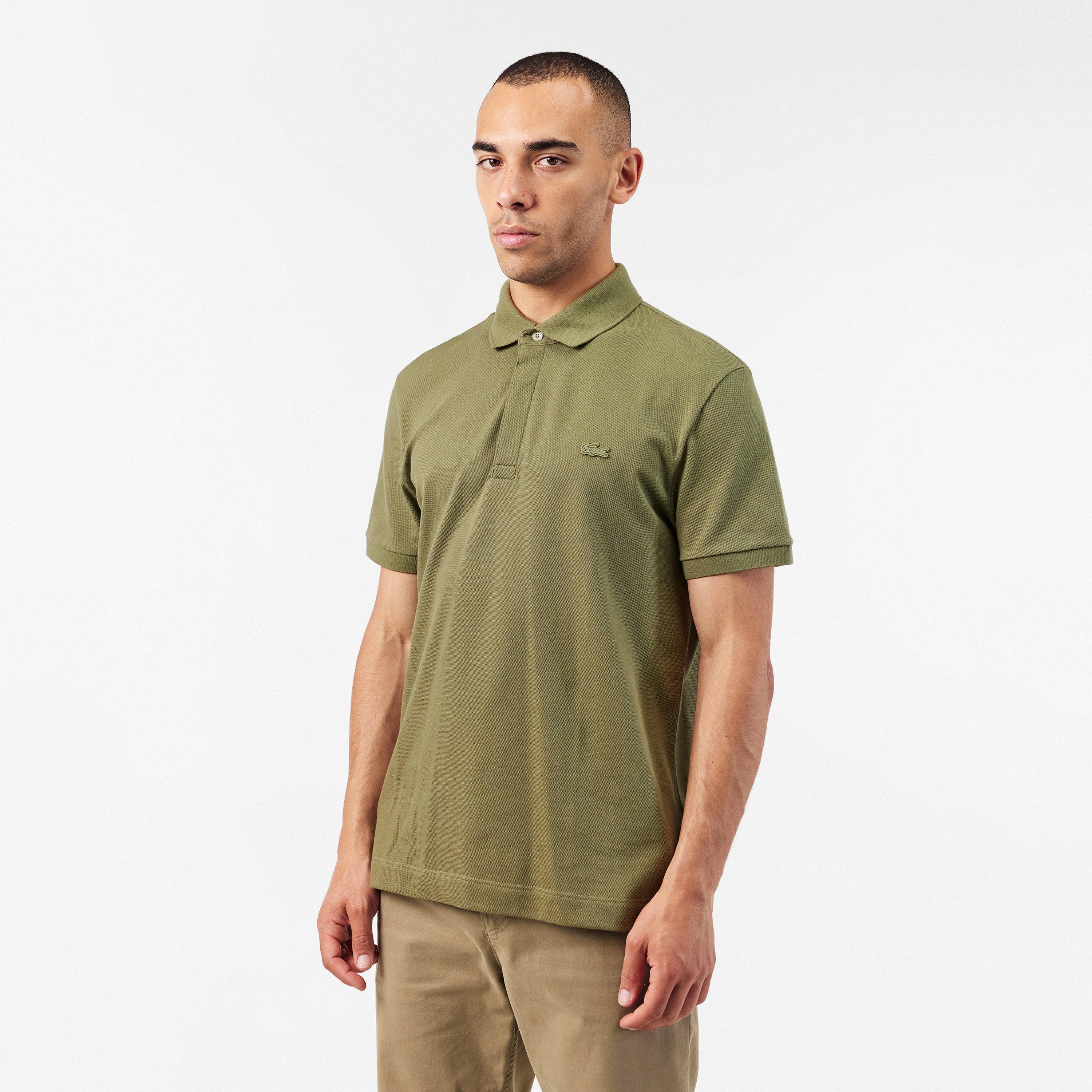 Kaki - Lacoste - Men's Paris Short-Sleeve Polo Shirt - 3