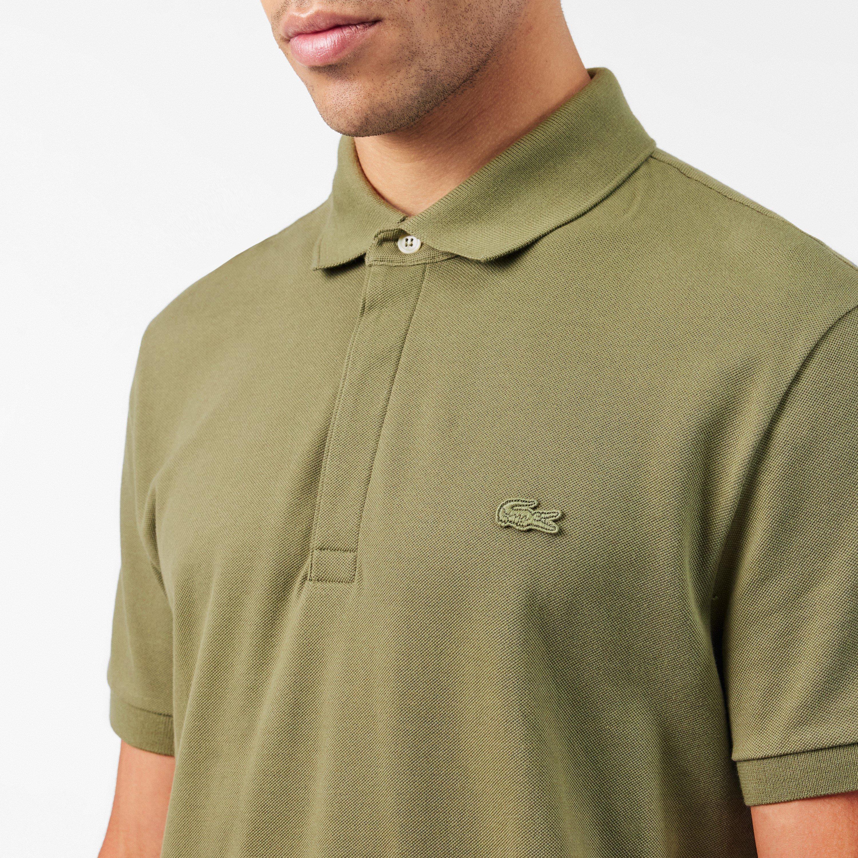 Kaki - Lacoste - Men's Paris Short-Sleeve Polo Shirt - 5
