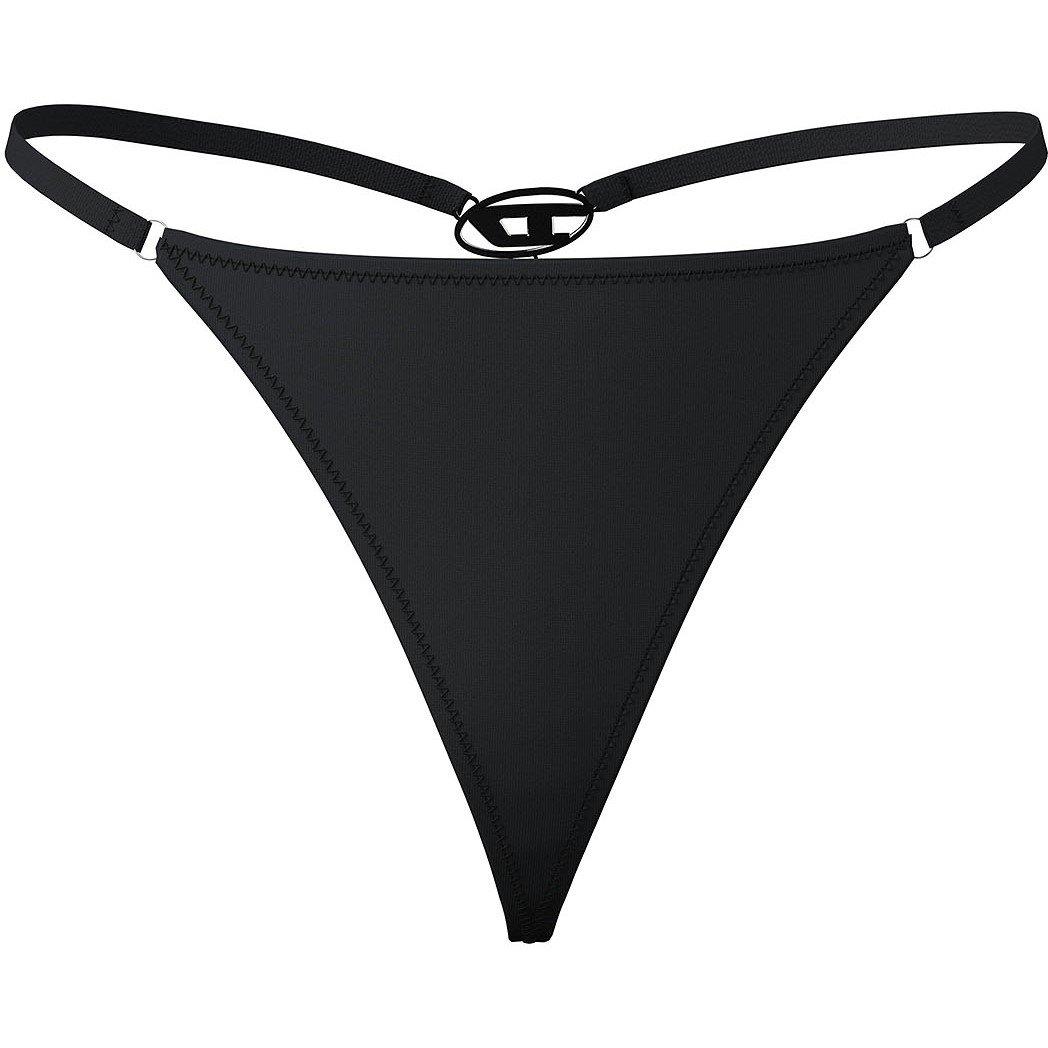 Black Black - Diesel - Women's Straight Leg Trousers - 3