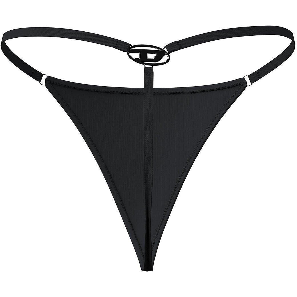 Black Black - Diesel - Women's Straight Leg Trousers - 4