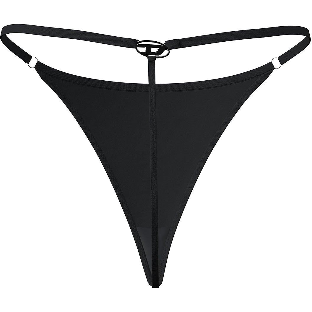 Black Black - Diesel - Women's Straight Leg Trousers - 6