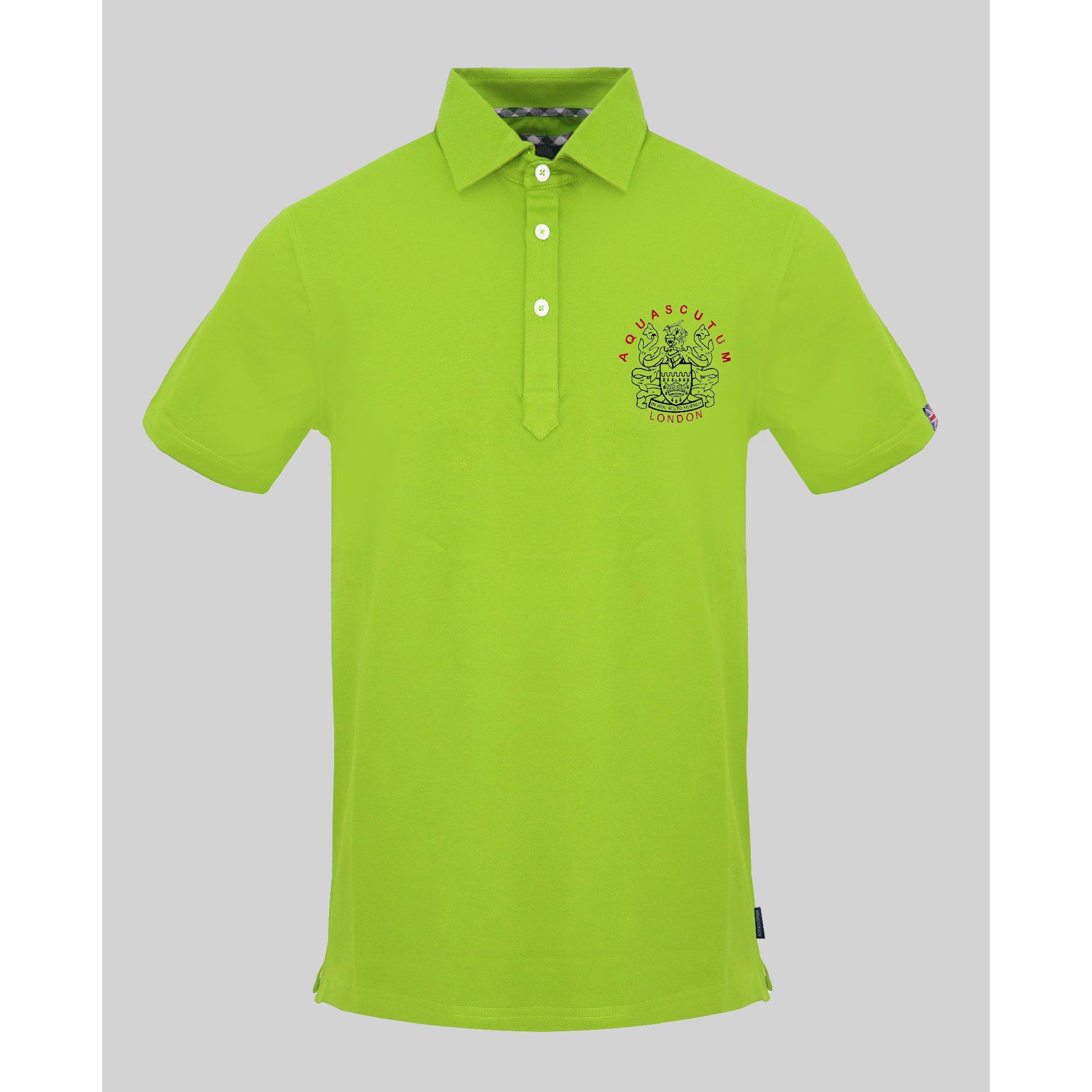 Lime - Aquascutum - Men's Short Sleeve Polo Shirt - 1