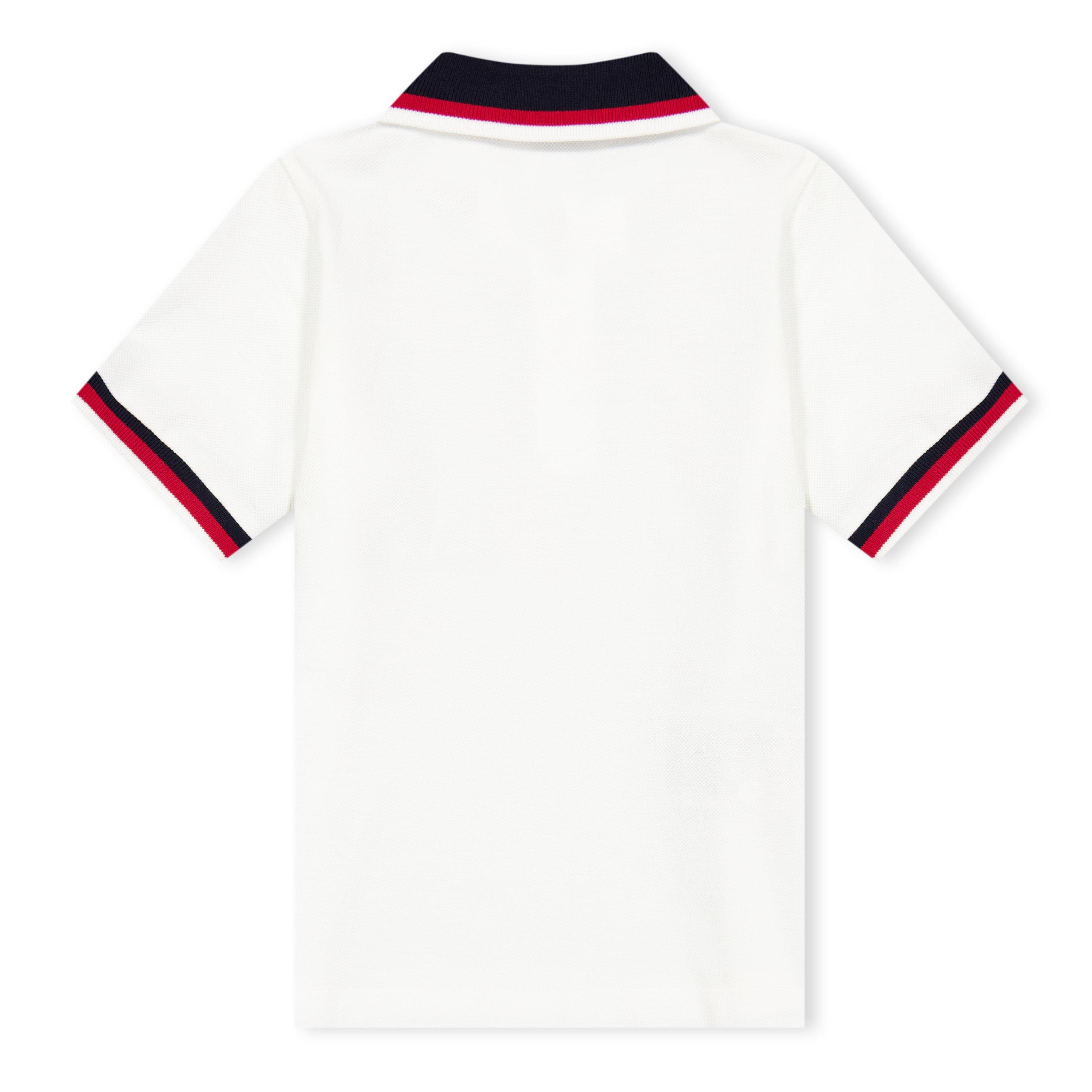 White 034 - Moncler - Tipped Polo Shirt Juniors - 2