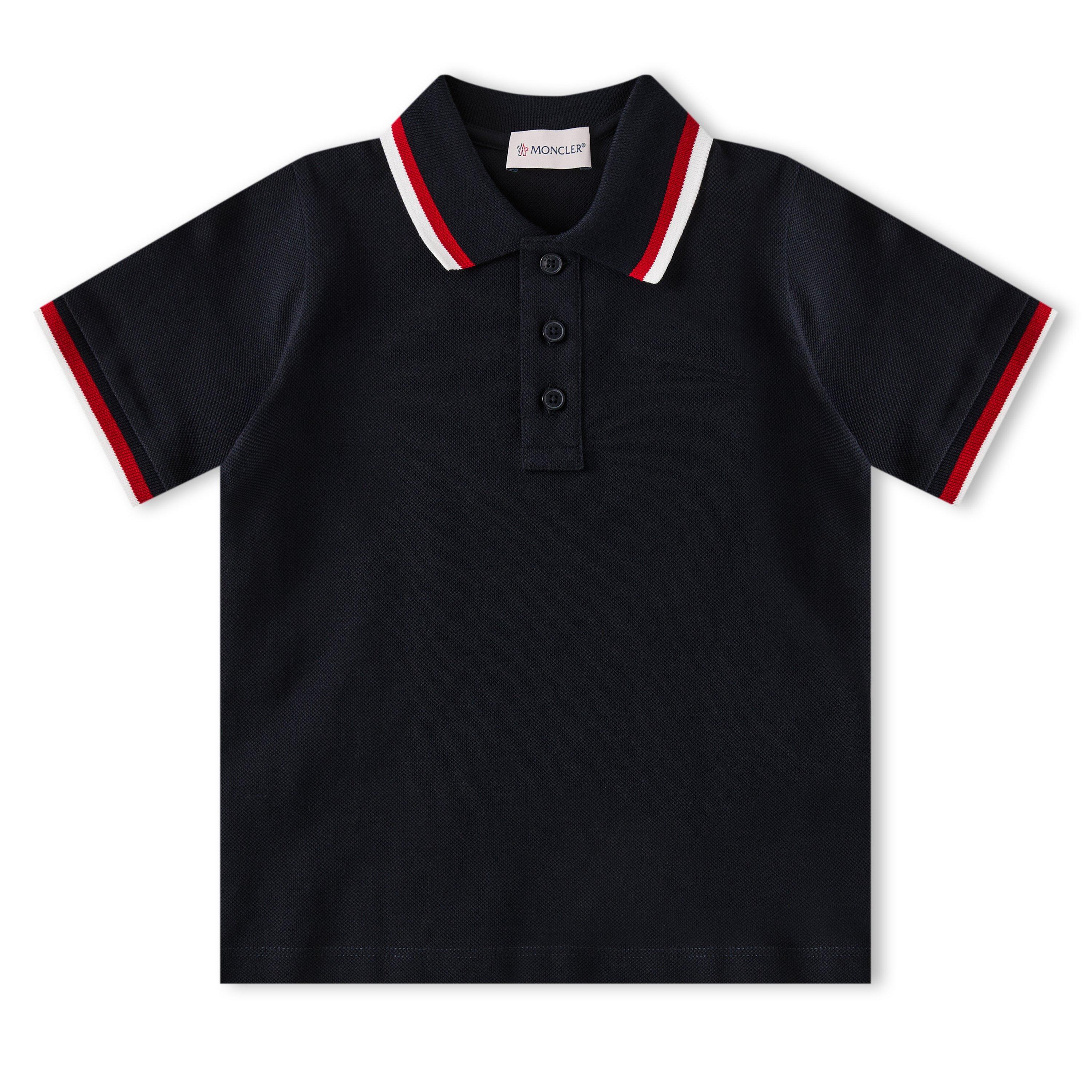 Moncler Tipped Polo Shirt Juniors