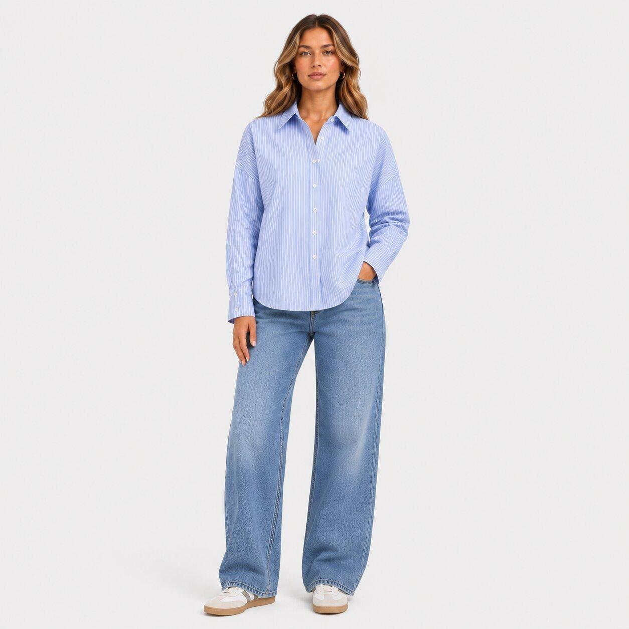 ple - I Saw It First - Womens Tieback Long Sleeve Shirt - 4