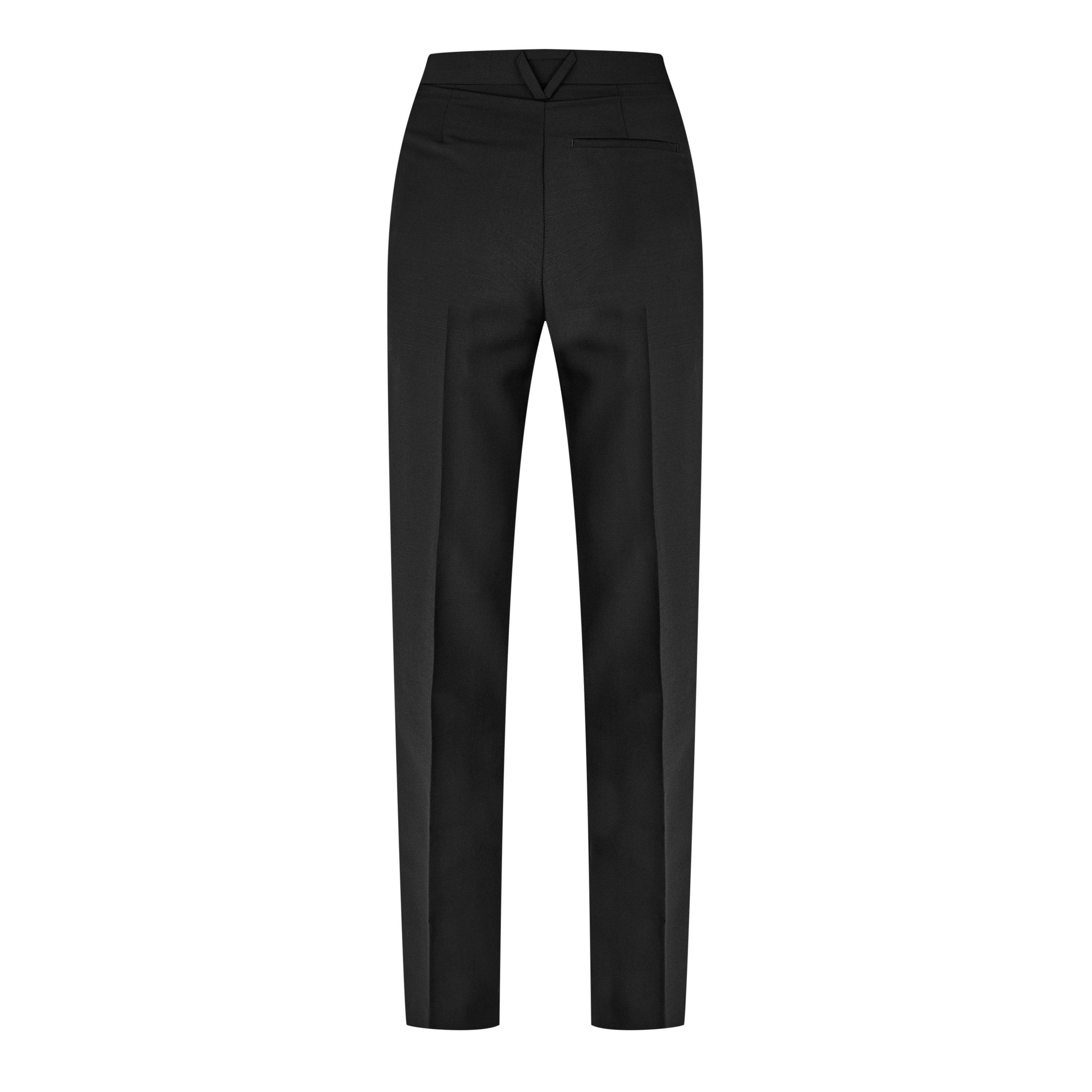 Black - Bottega Veneta - Women's Tailored Straight Leg Trousers - 2
