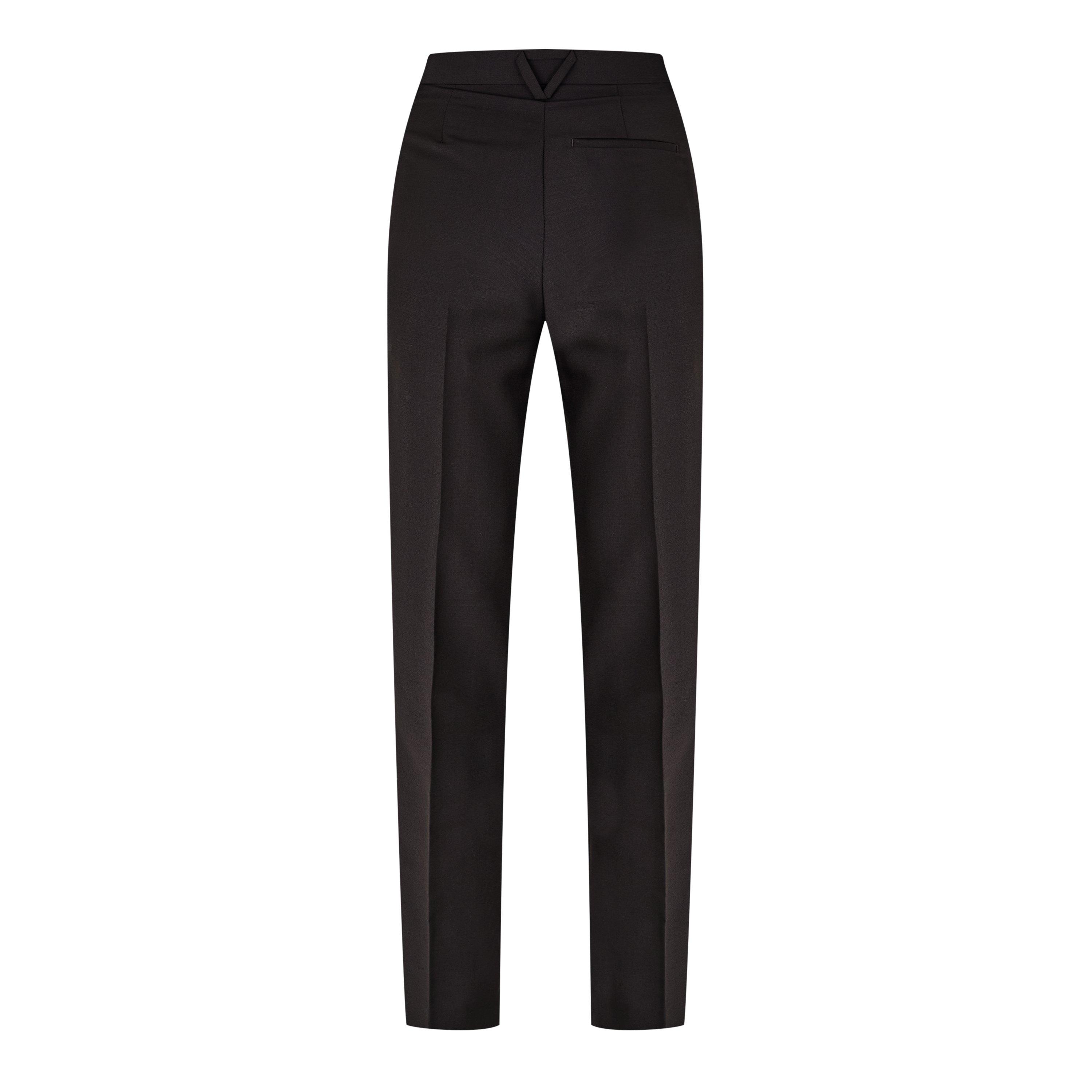 Fondente - Bottega Veneta - Women's Tailored Straight Leg Trousers - 2