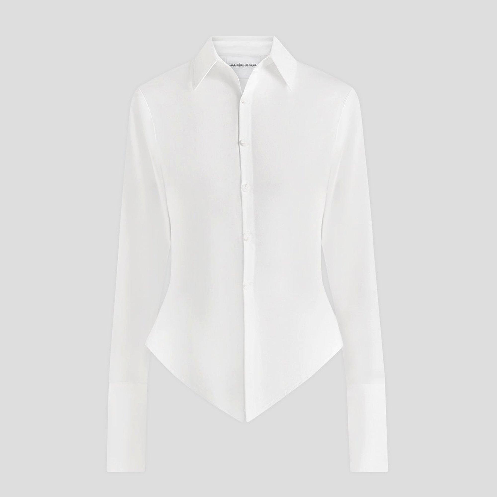 White - Maniere De Voir - Maniere Sonia Shirt Ld63 - 1
