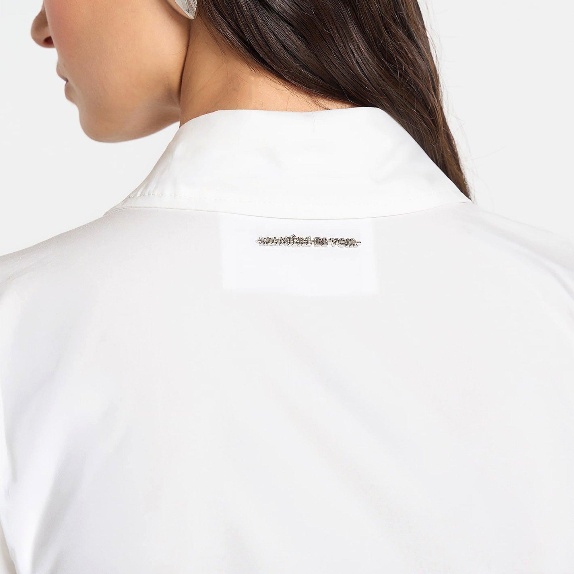 White - Maniere De Voir - Maniere Sonia Shirt Ld63 - 4