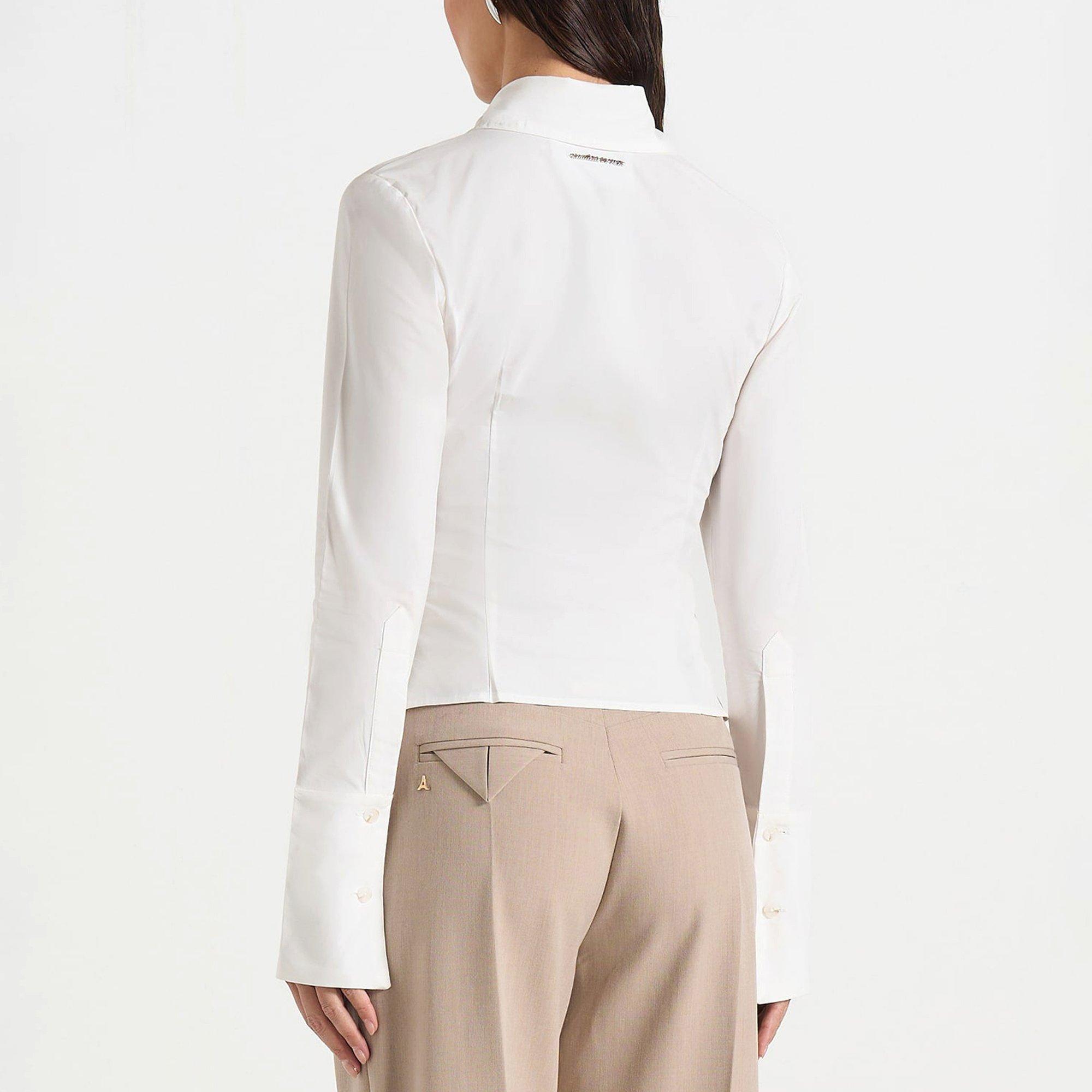 White - Maniere De Voir - Maniere Sonia Shirt Ld63 - 5