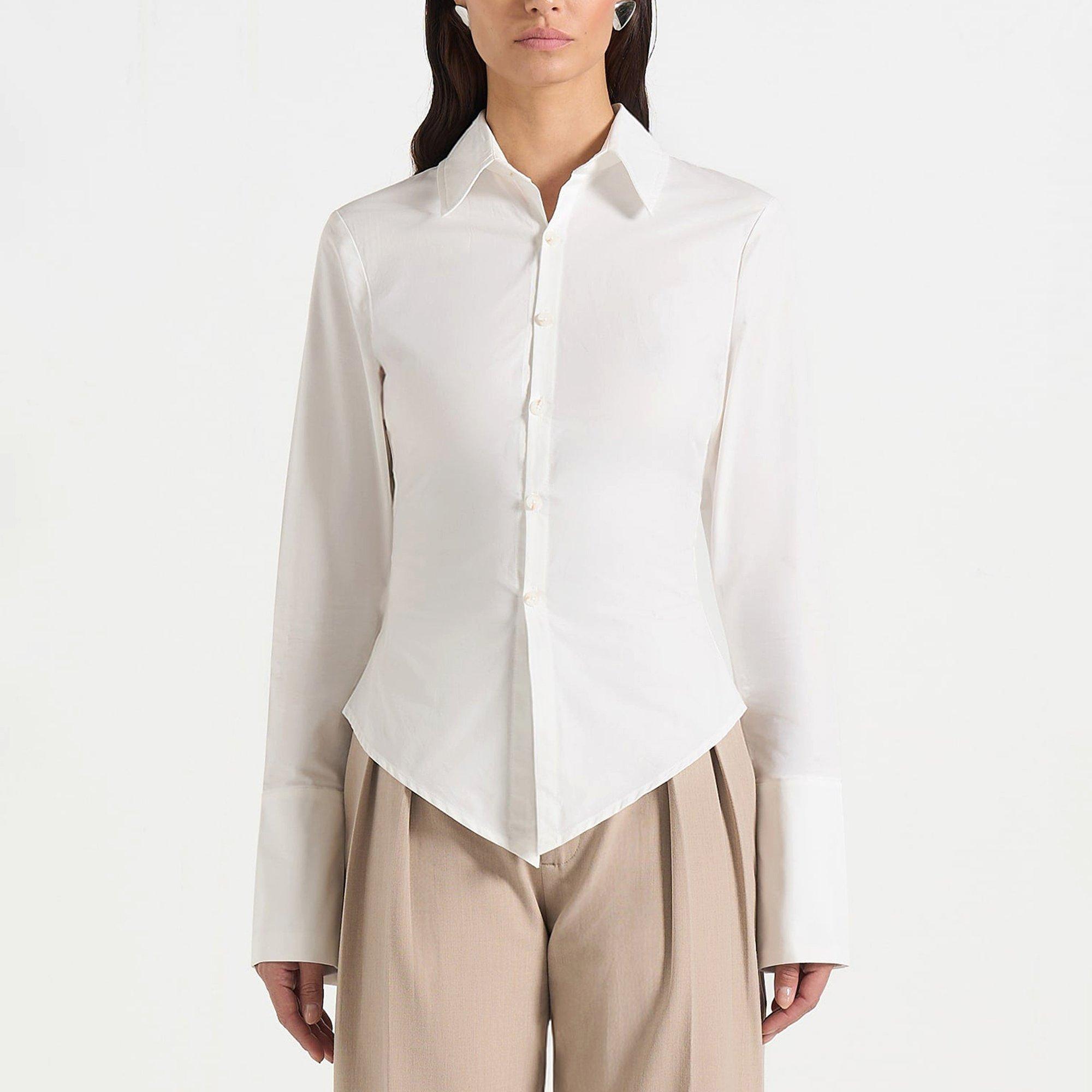 White - Maniere De Voir - Maniere Sonia Shirt Ld63 - 6