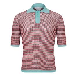 Bottega Veneta BV Fishnet Polo Sn99