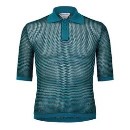 Bottega Veneta BV Fishnet Polo Sn99