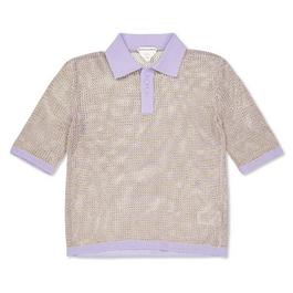 Bottega Veneta BV Fishnet Polo Sn99