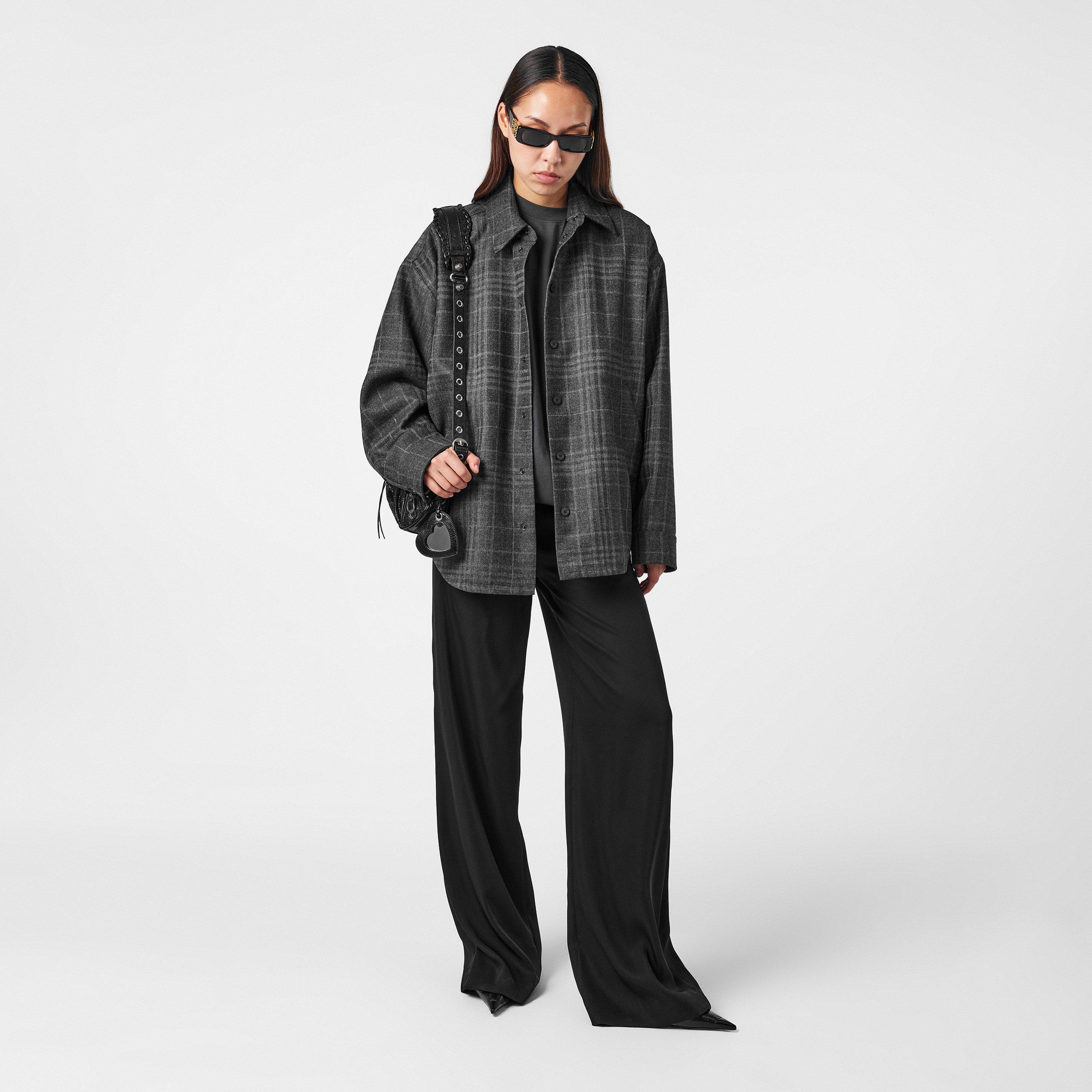 Black - Balenciaga - Women's Straight Trousers - 6