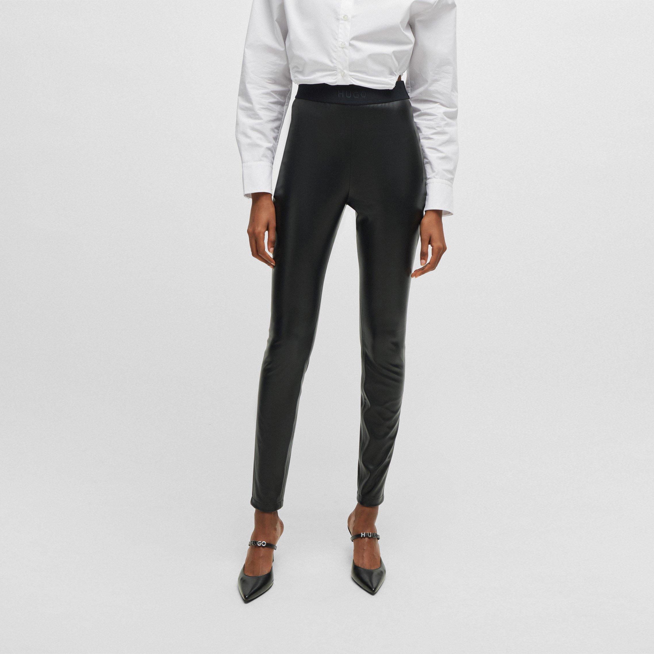Black - Hugo - Women's Honati Straight Leg Trouser - 1