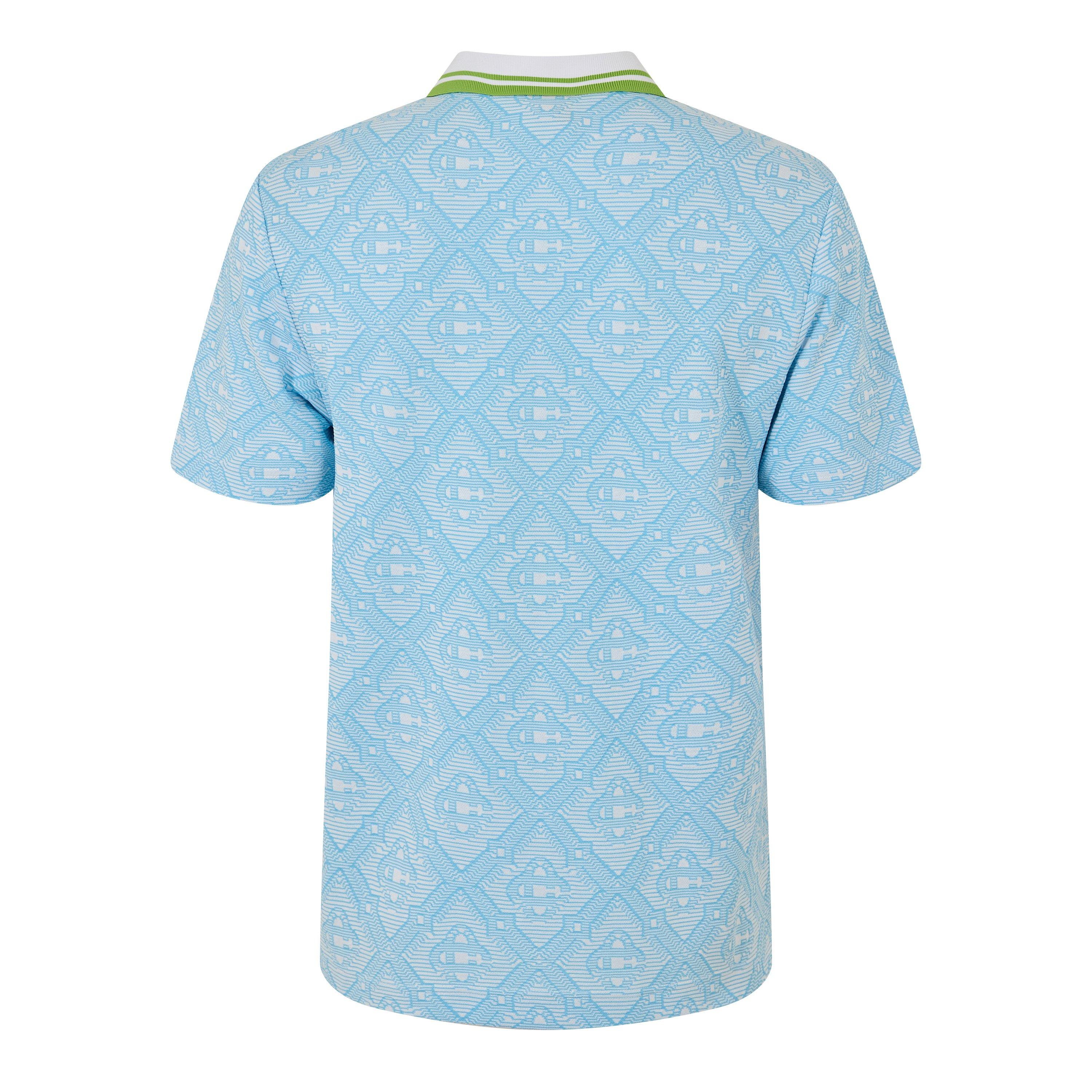 Blue - Casablanca - Casa Jacquard Polo Sn62 - 2