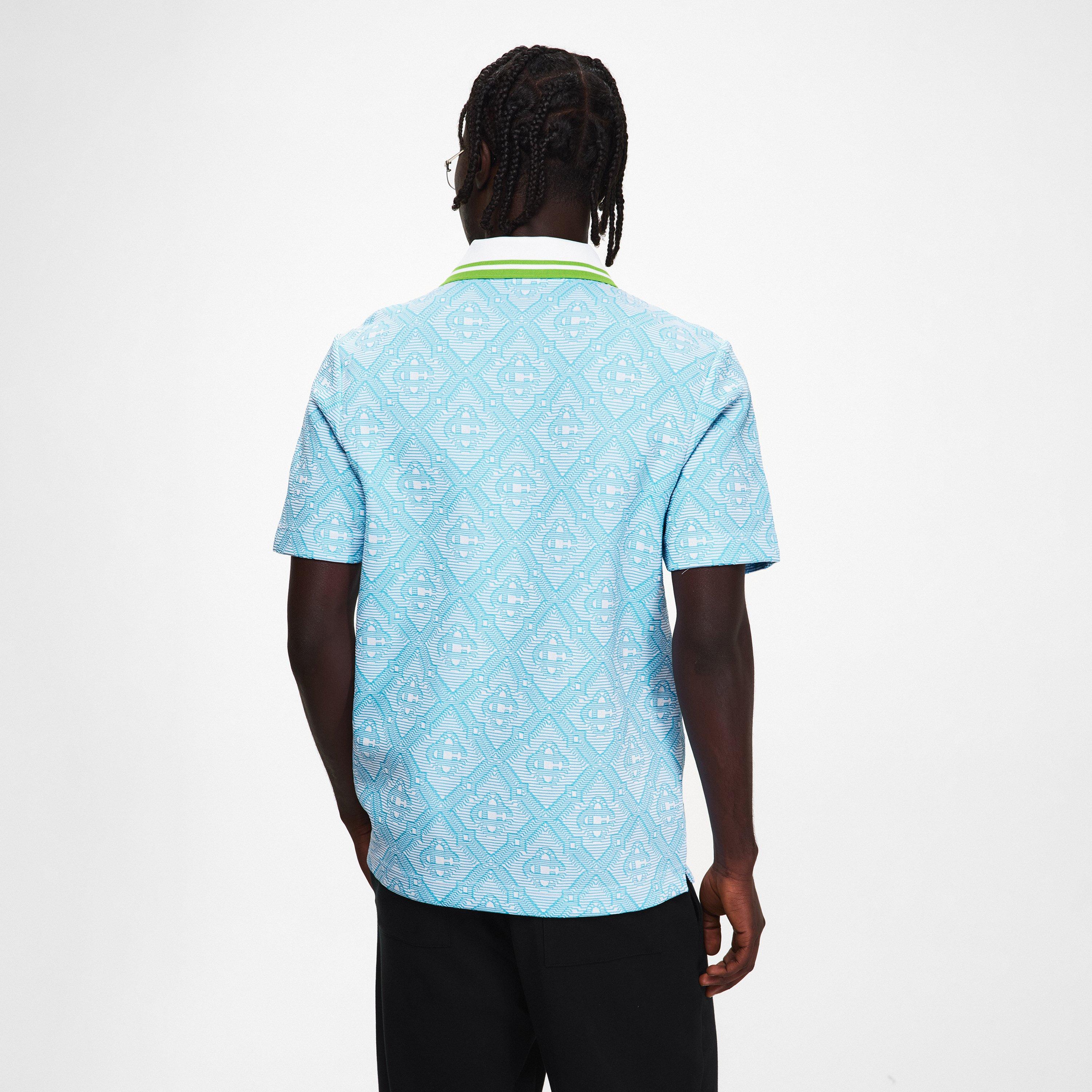 Blue - Casablanca - Casa Jacquard Polo Sn62 - 4
