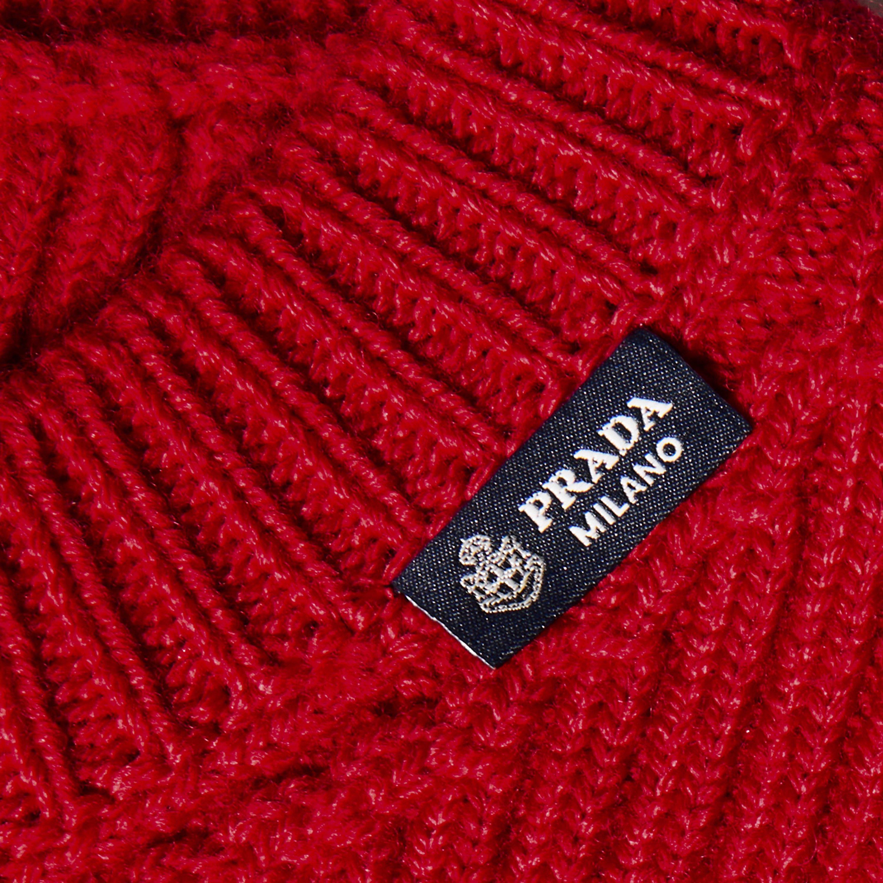Rosso - Prada - Prada Ribbed Top Ld64 - 3