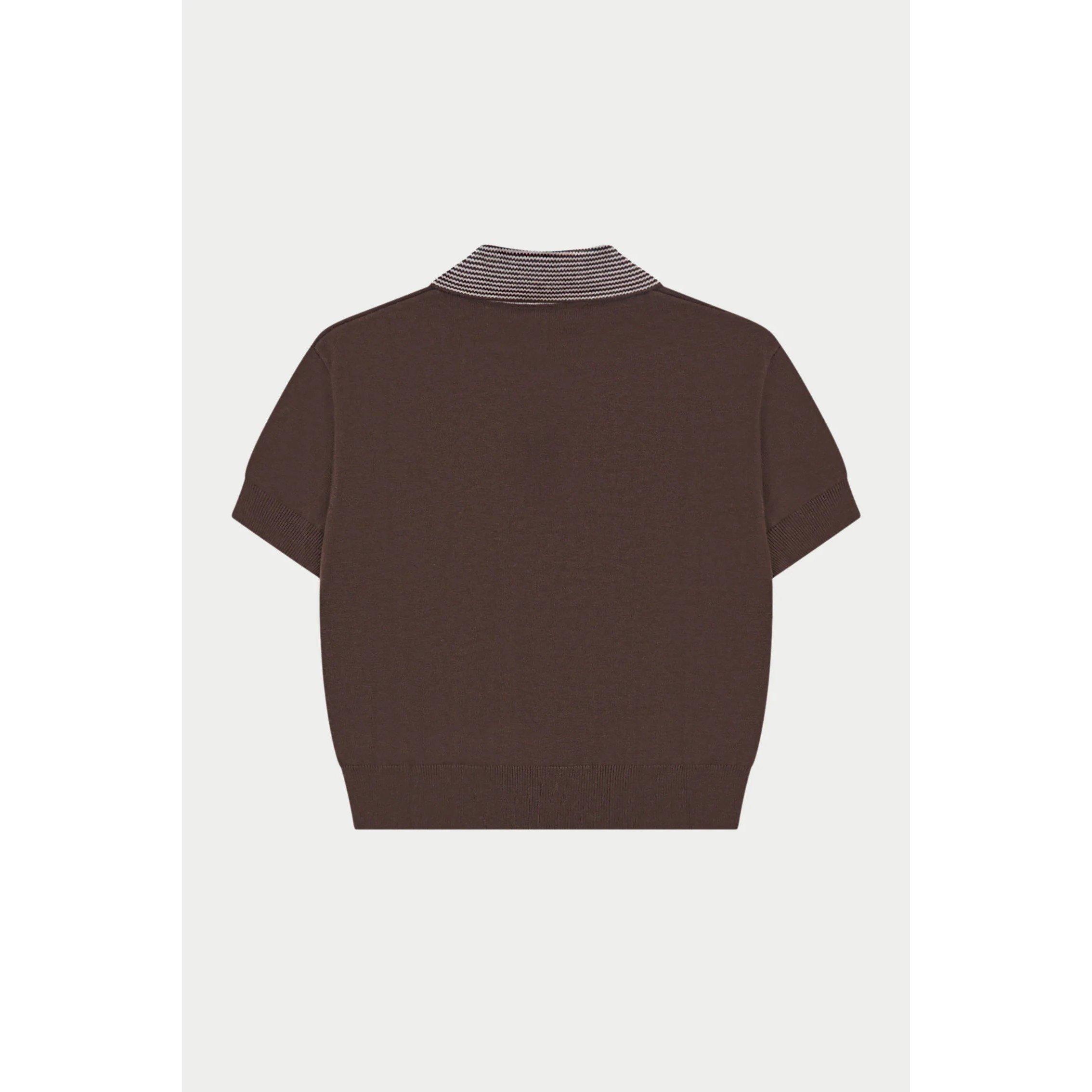 Chocolate - The Couture Club - Women's Short-Sleeve Polo Shirt - 2