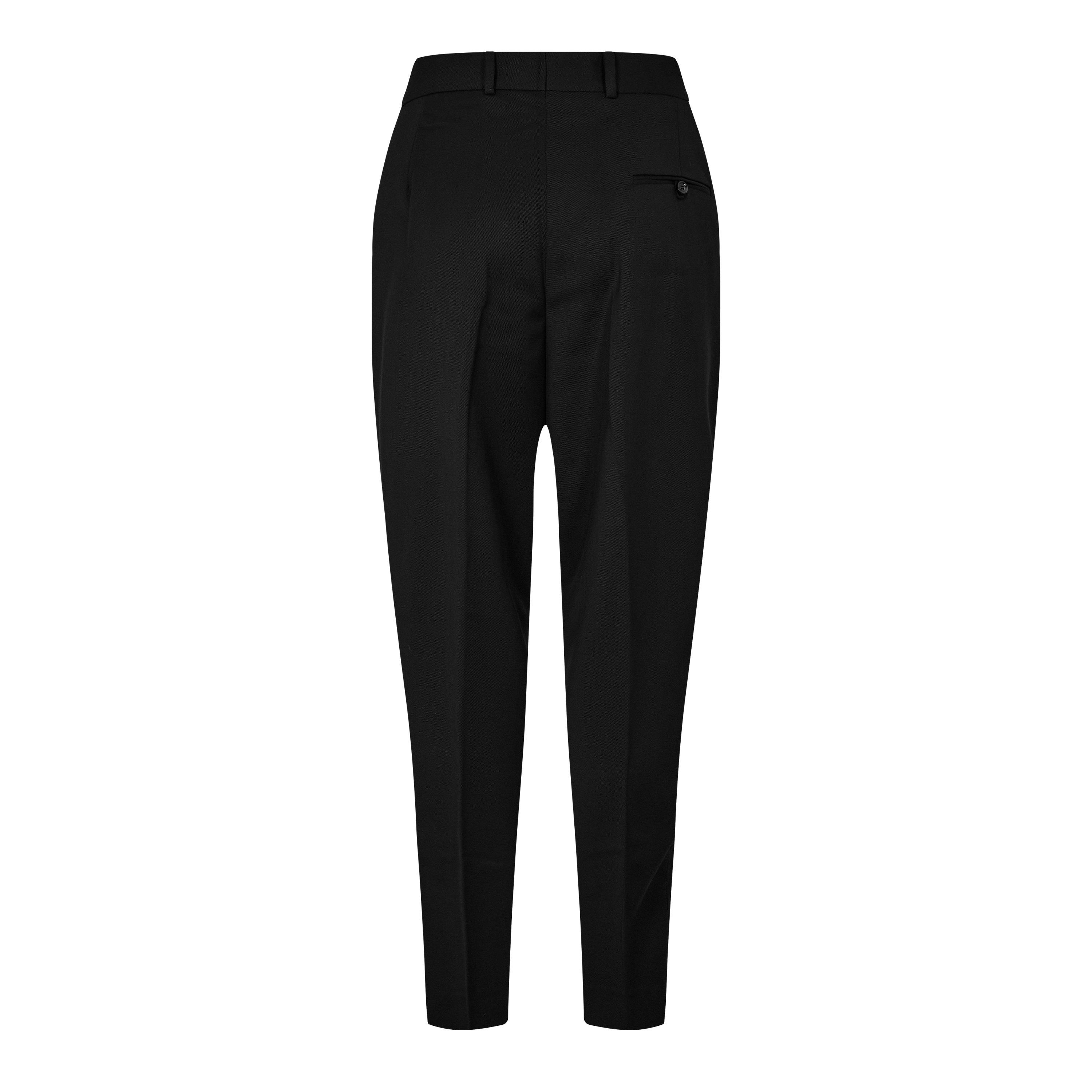 Nero/Nero - Bottega Veneta - Women's Straight Trousers - 2