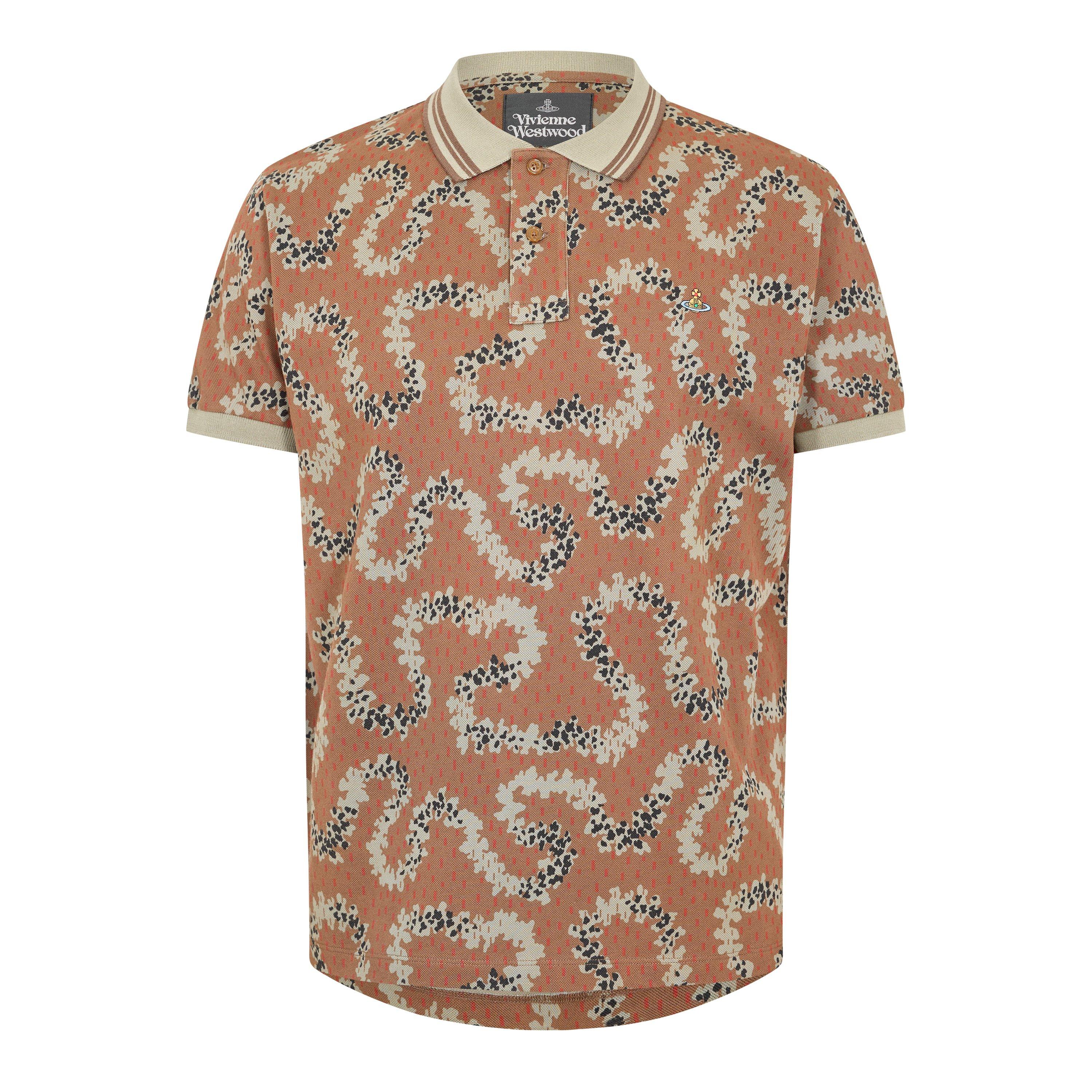 Vivienne Westwood Men's Viv Trail Short Sleeve Polo Shirt - Trail Print - Size 2XL
